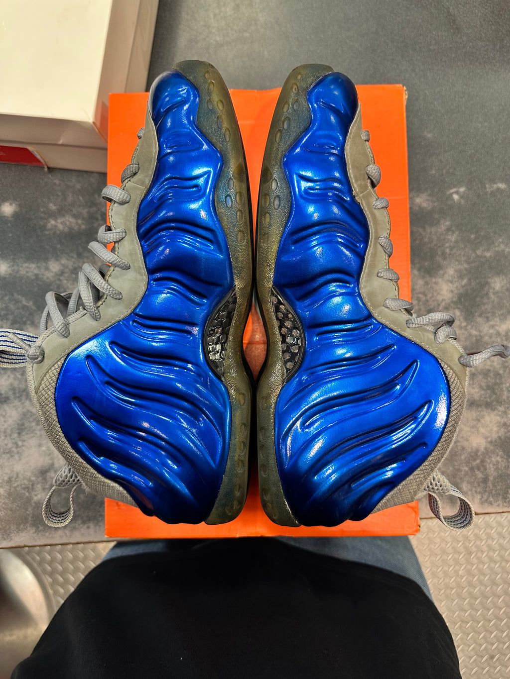 Nike Air Foamposite One "Sports Royal" Size 8.5 Preowned