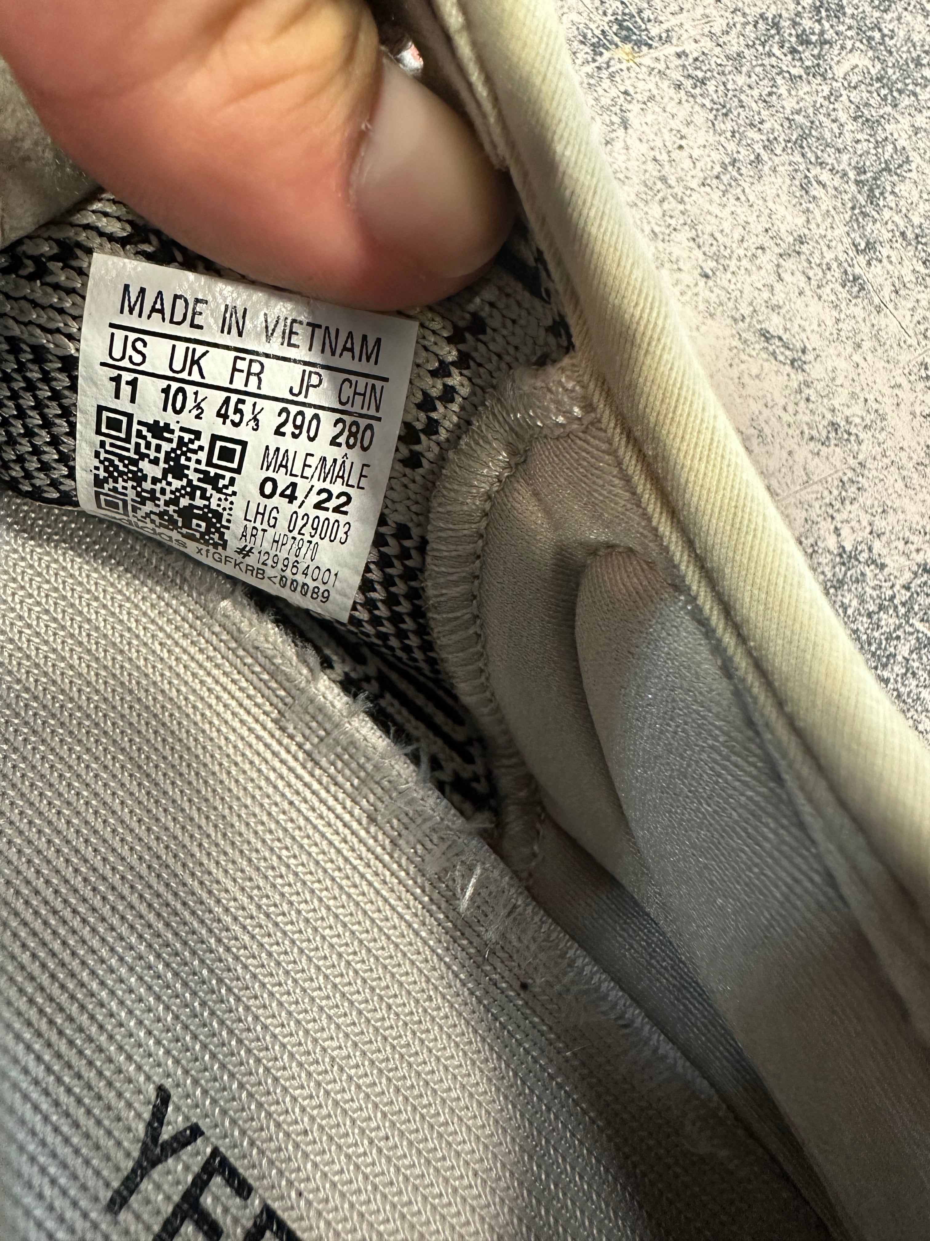 Adidas Yeezy Boost 350 V2 "Slate" Size 11 Preowned
