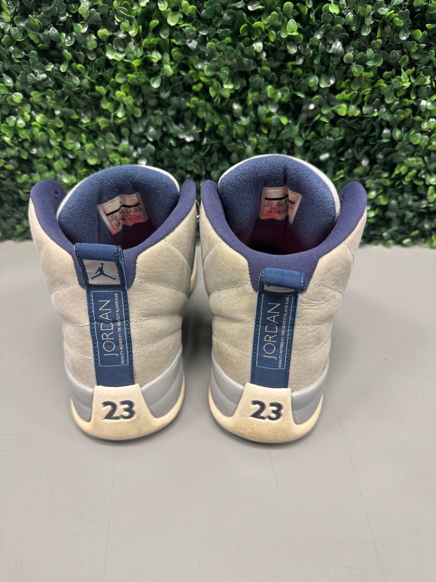 Jordan 12 "Grey University" Size 11.5 Preowned