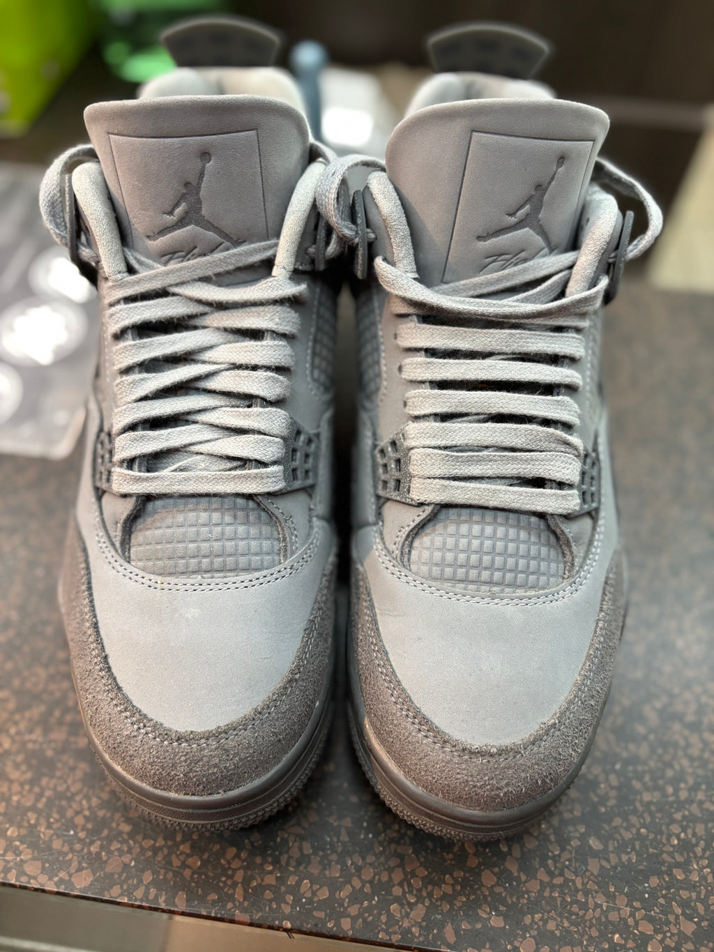 Jordan 4 "Wet Cement" Preowned Size 9 No Box