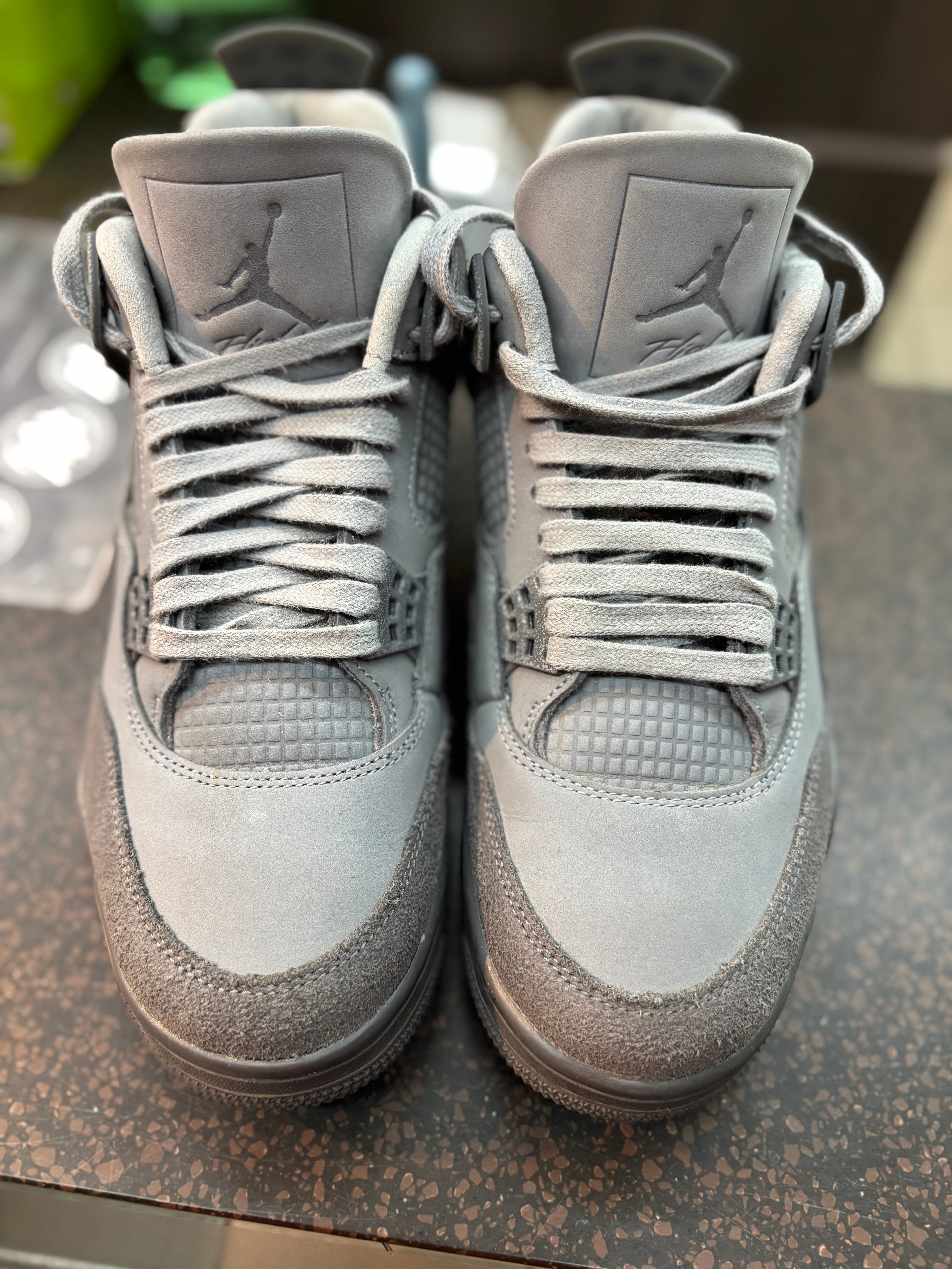 Jordan 4 "Wet Cement" Preowned Size 9 No Box
