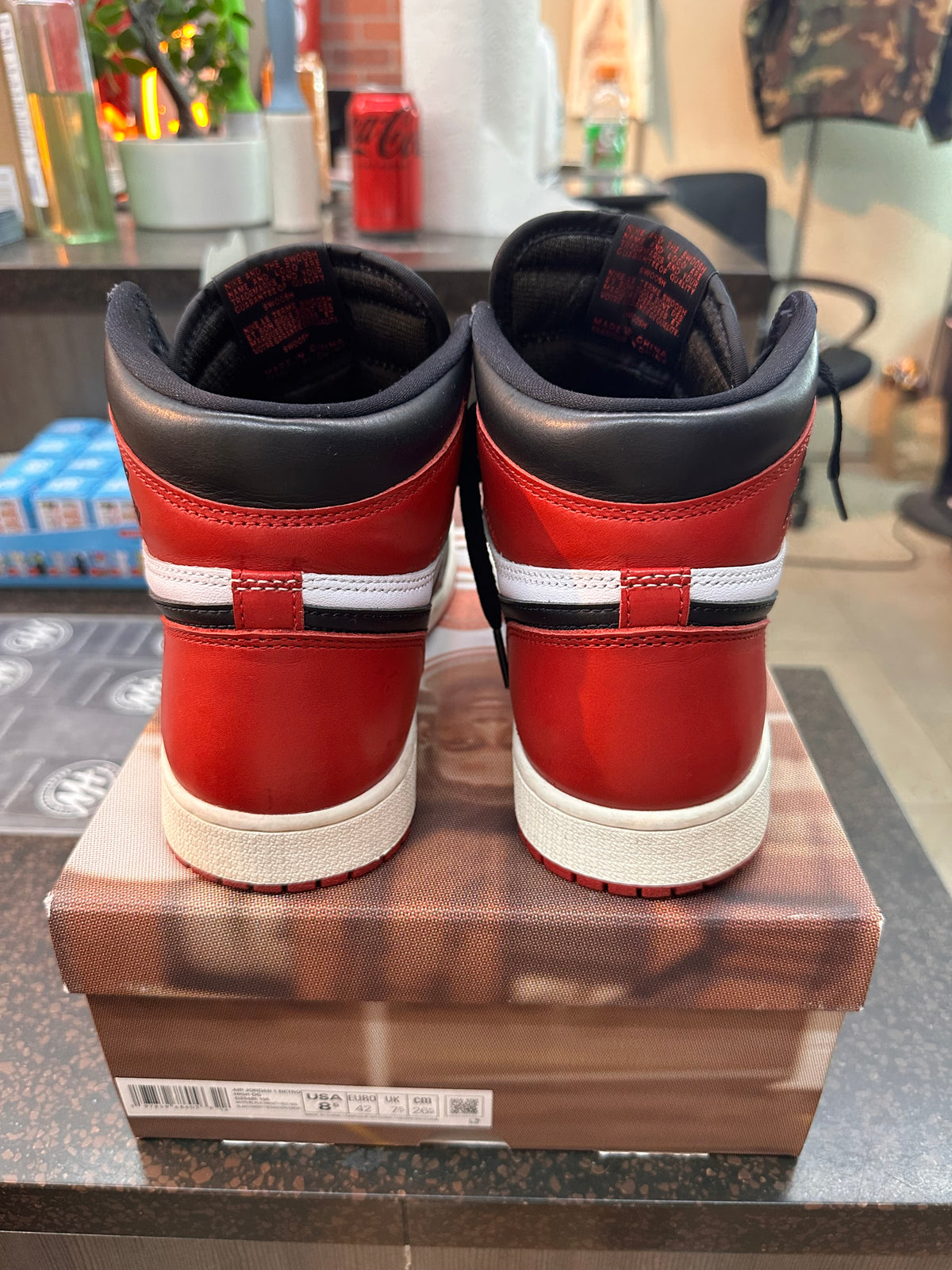 Air Jordan 1 "Bred Toe" Preowned