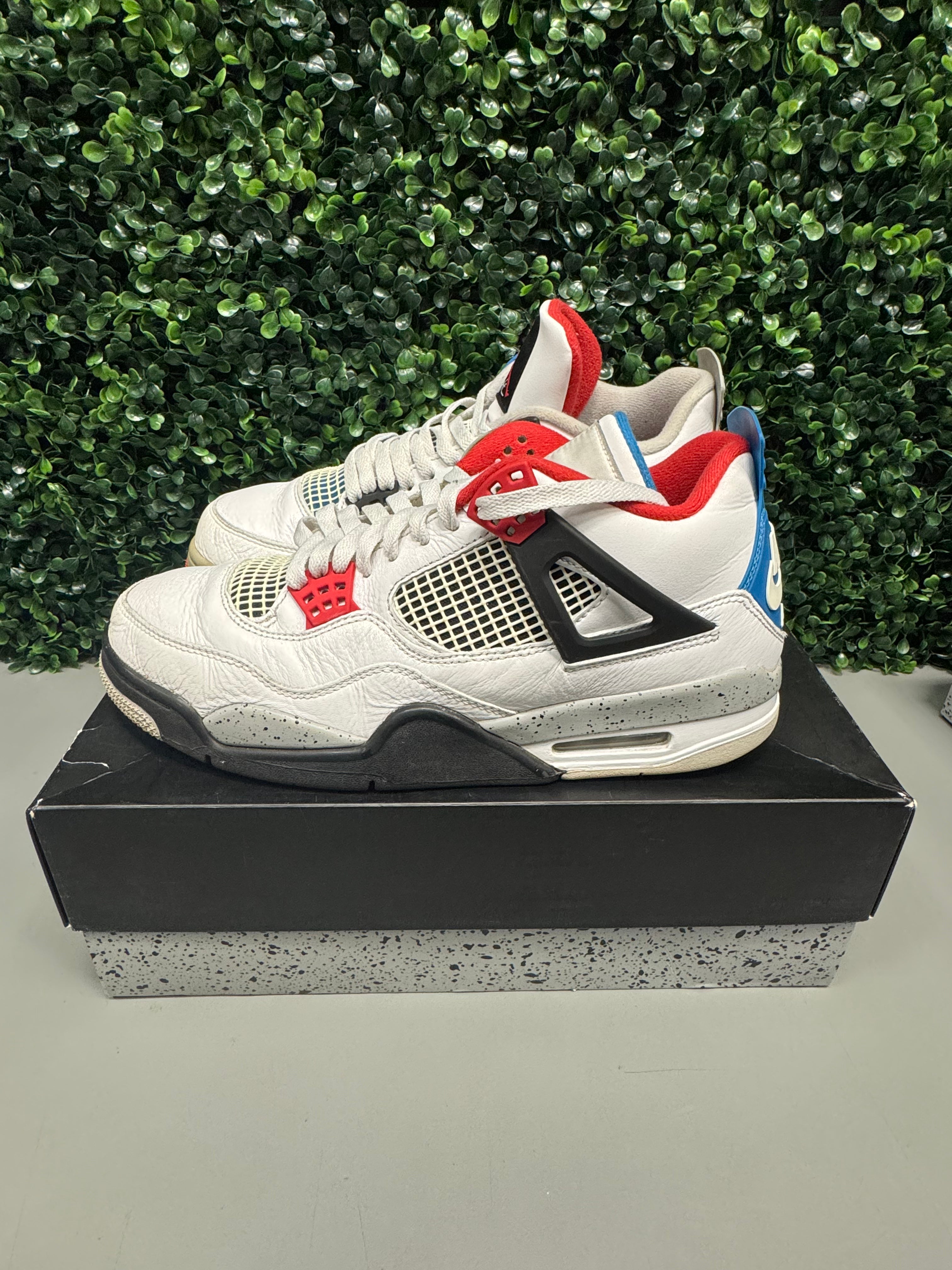 Jordan 4" What The" Size 11 Preowned