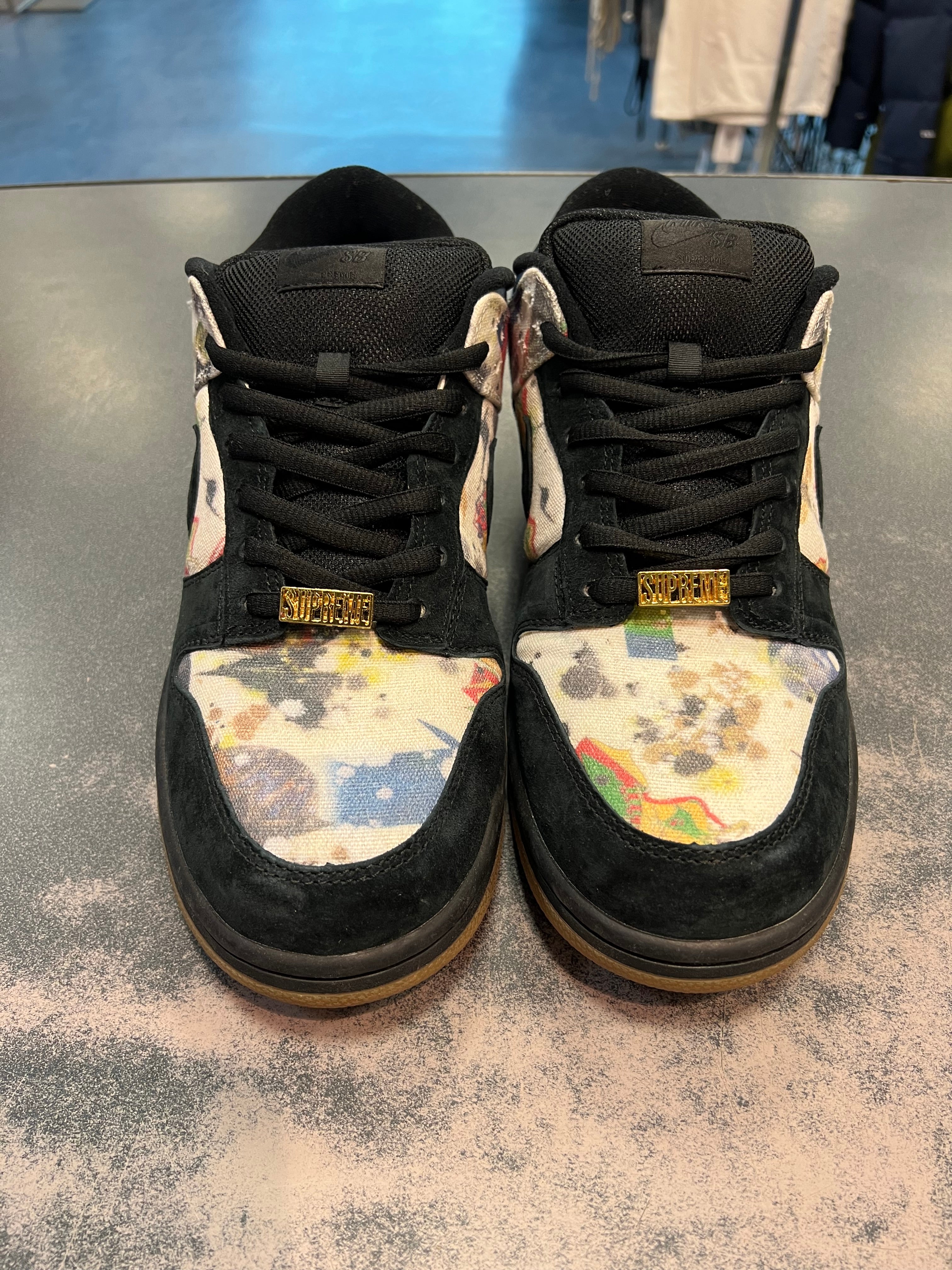 Nike SB Dunk Low "Supreme Rammellzee" Size 13M Preowned NO BOX