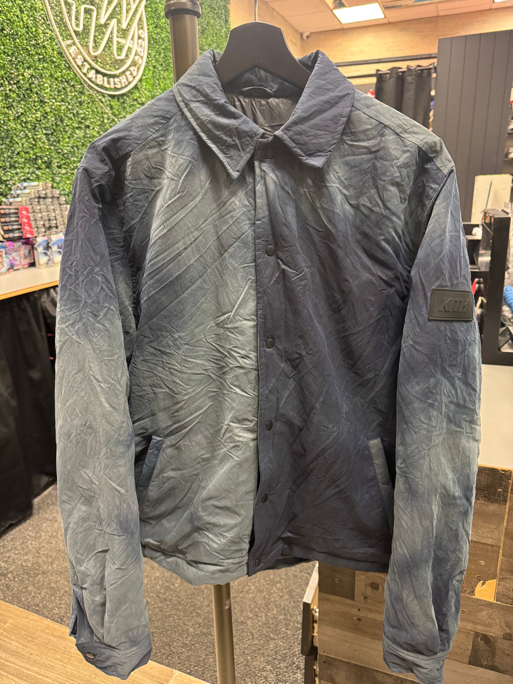 Kith Garment Dyed Reversible Light Coach Jacket