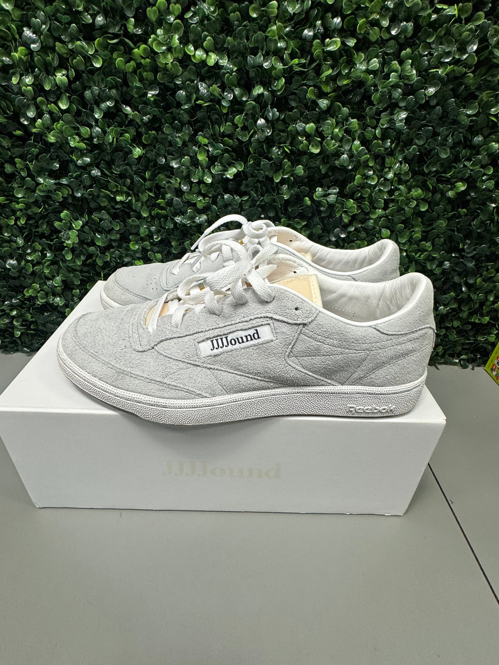 Reebok Club C 85 JJJJound Light Grey Suede Size 10 Preowned