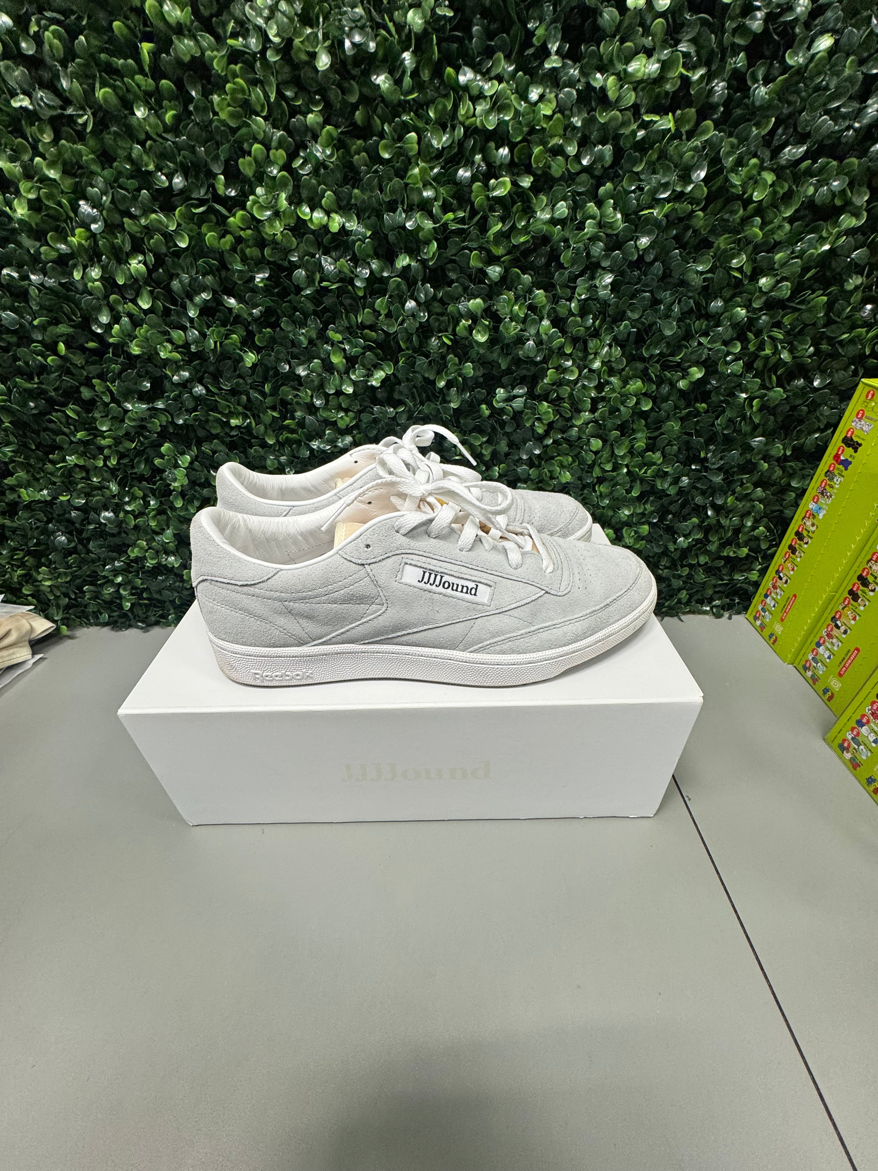 Reebok Club C 85 JJJJound Light Grey Suede Size 10 Preowned