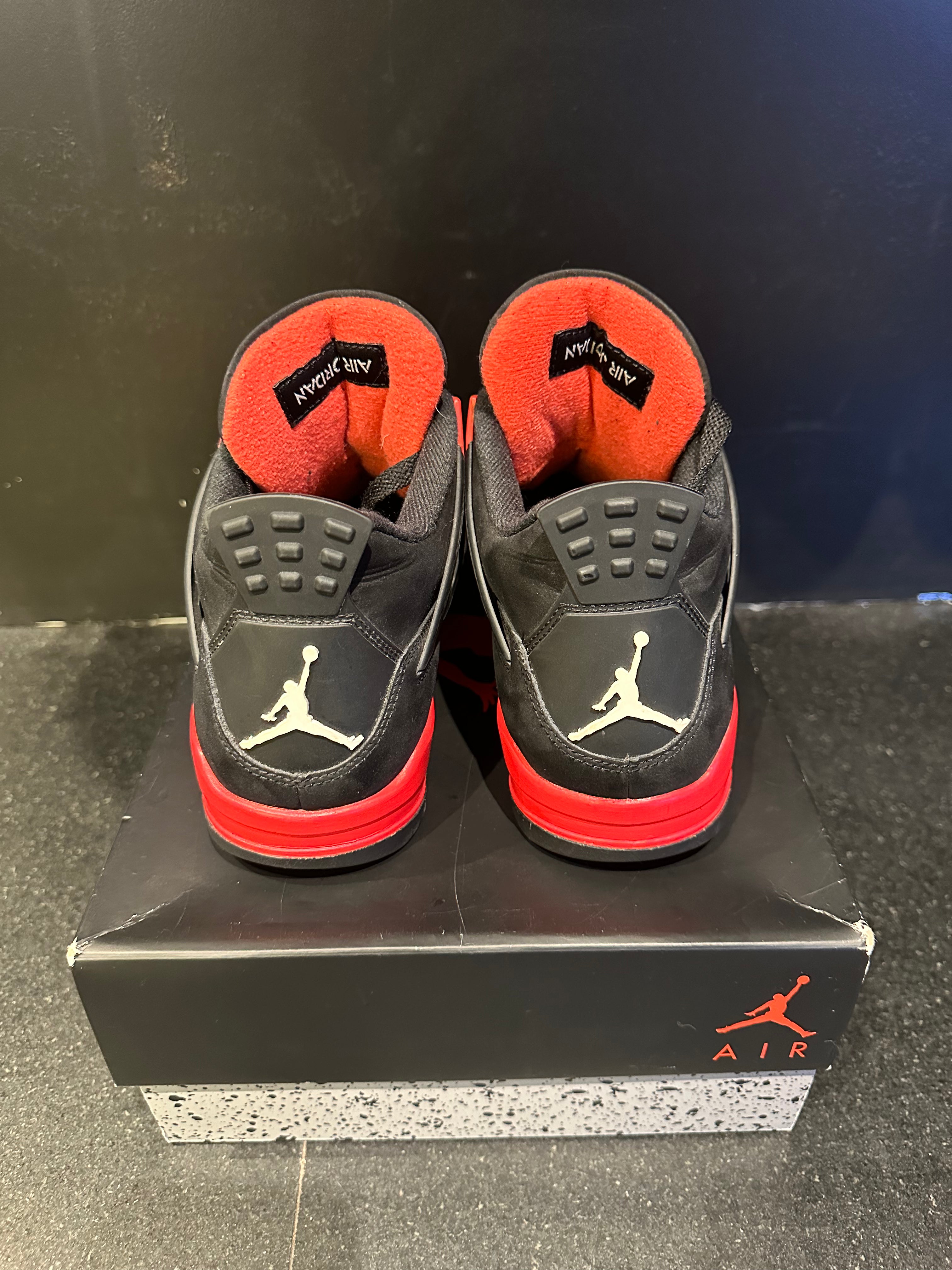 Jordan 4 "Red Thunder" Size 8 Preowned with Box
