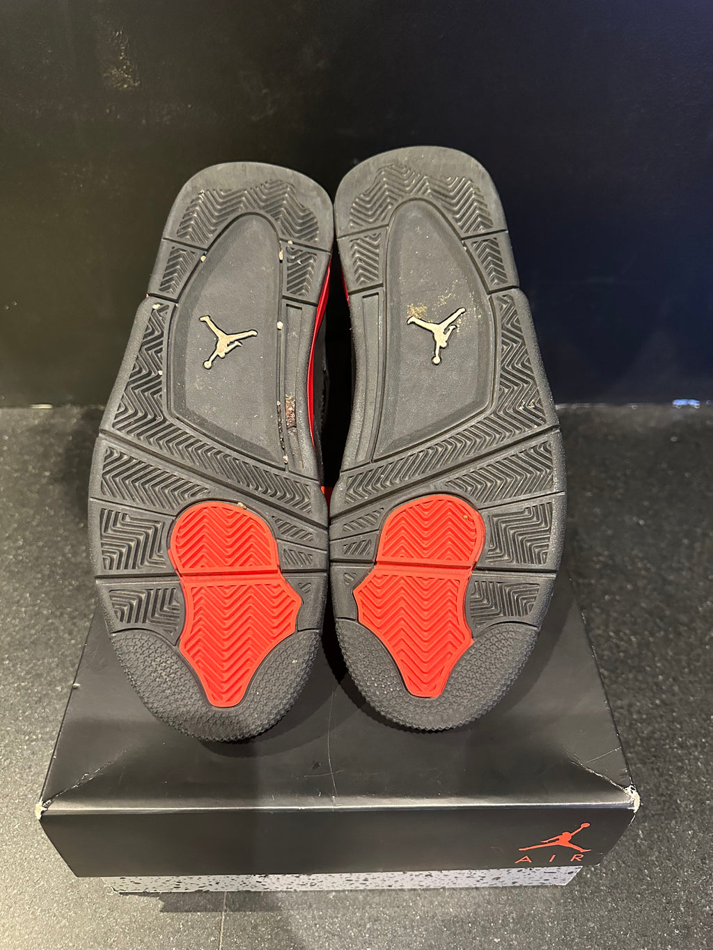 Jordan 4 "Red Thunder" Size 8 Preowned with Box