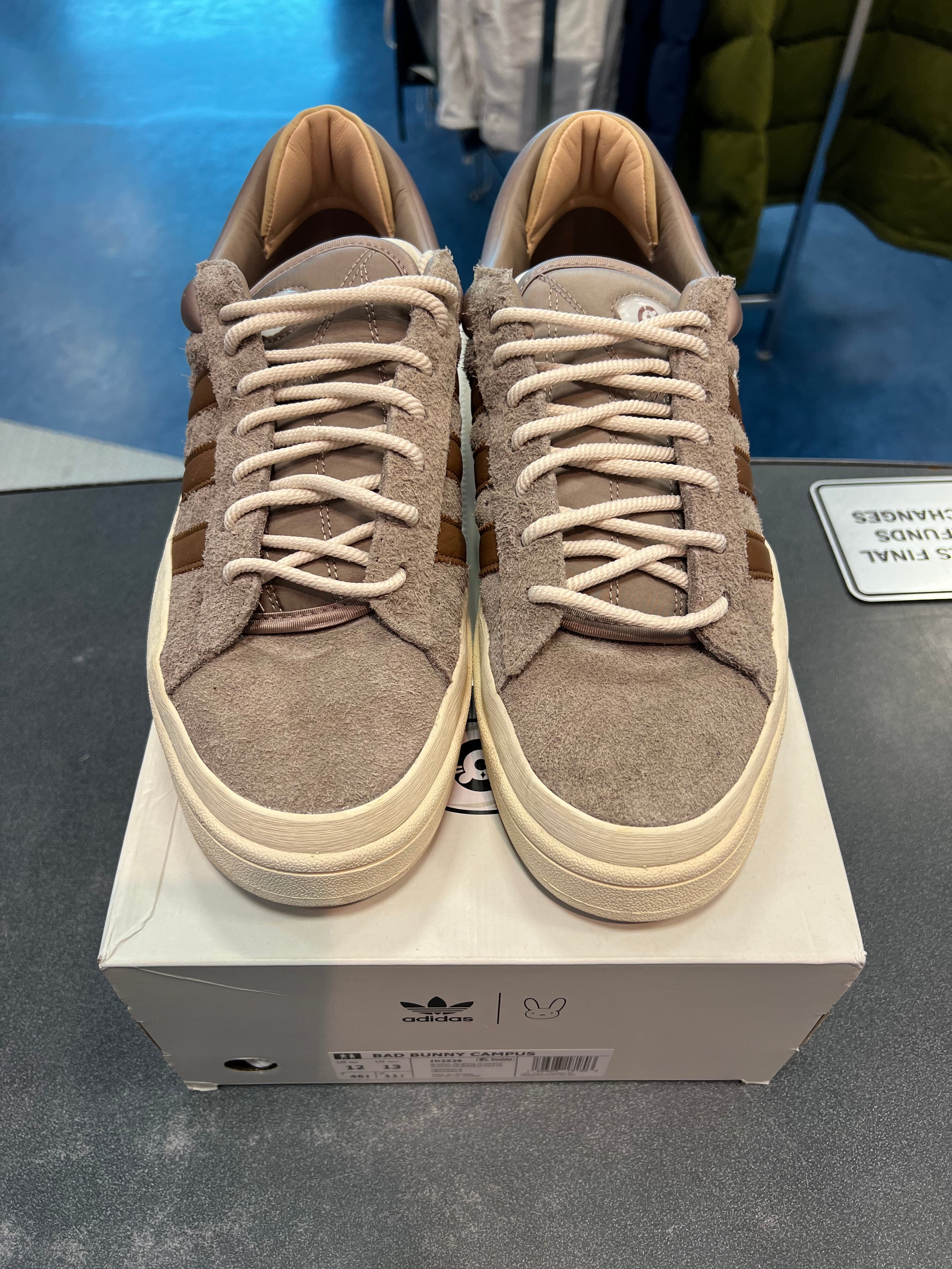 Adidas Campus Light "Bad Bunny Chalky Brown" size 12M Preowned