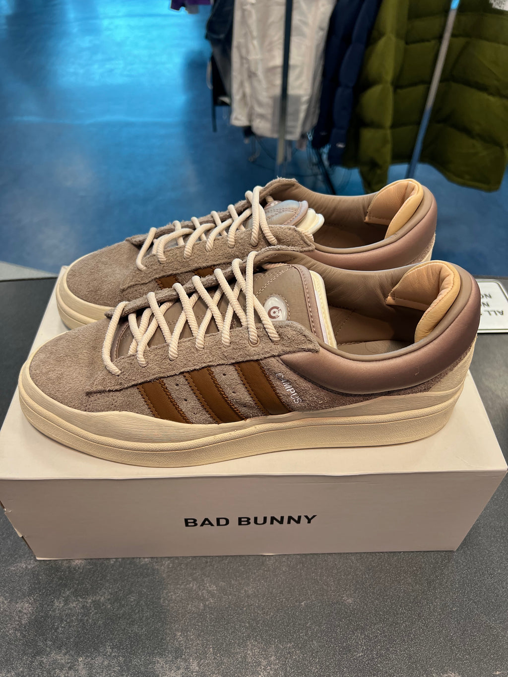 Adidas Campus Light "Bad Bunny Chalky Brown" size 12M Preowned