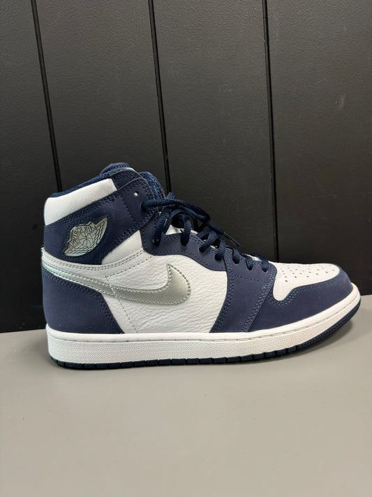 Jordan 1 Retro High CO.JP Midnight Navy Size 9.5 Preowned