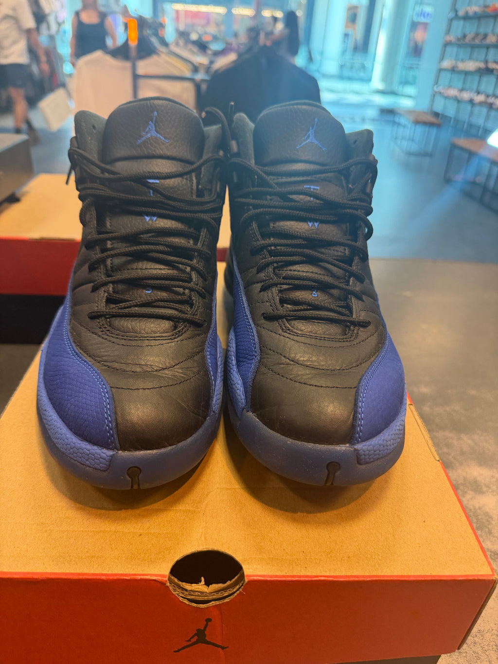 Jordan 12 Retro "Black Game Royal" Size 10.5 Preowned