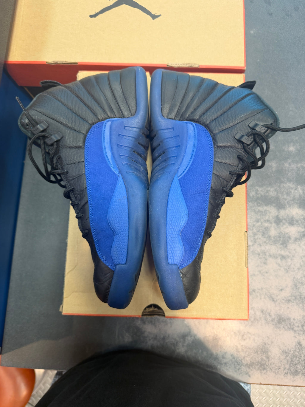Jordan 12 Retro "Black Game Royal" Size 10.5 Preowned