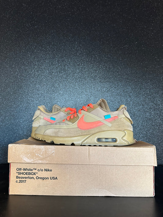 Off White x Nike Air Max 90 "The 10 " Size 9.5 Preowned With Box