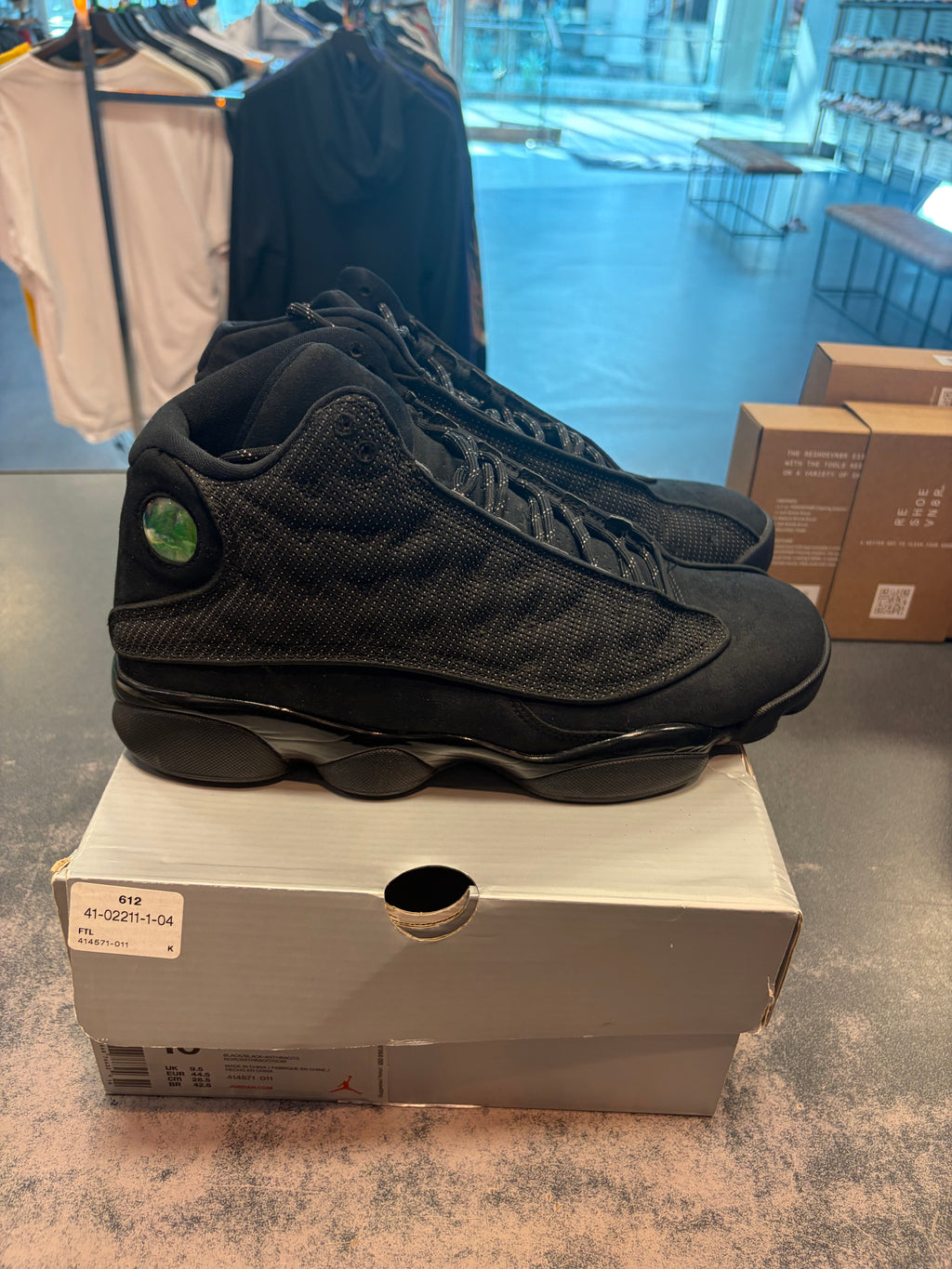 Jordan 13 Retro "Black Cat" Size 10.5 Preowned