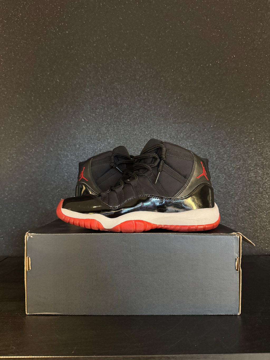 Jordan 11 (GS) 'Bred' Size 7Y Preowned with box