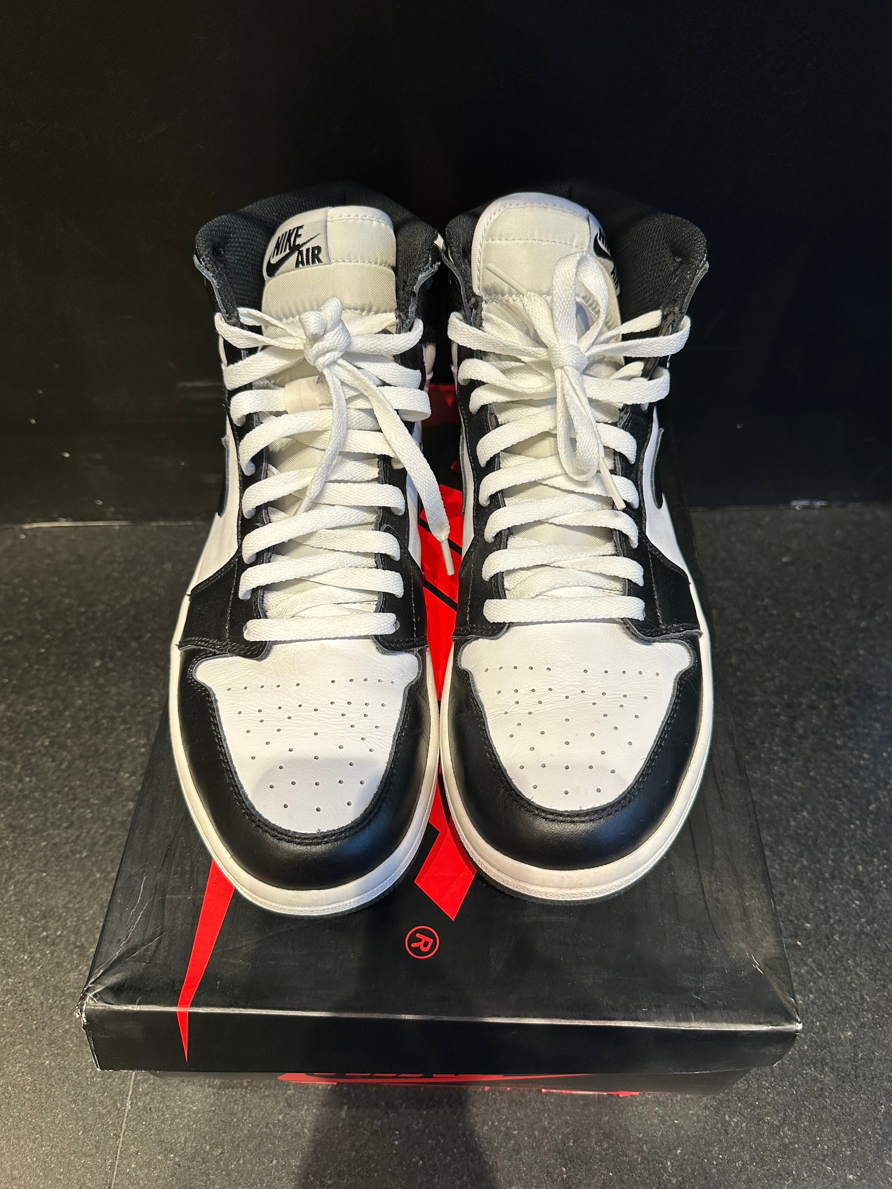 Jordan 1 High Black/White Size 10.5 Preowned
