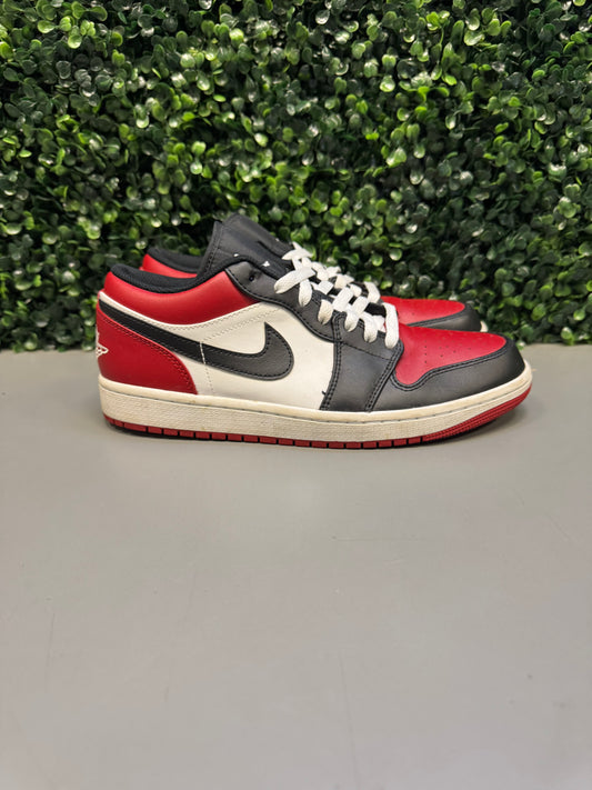 Jordan 1 Low "Bred Toe" Size 9 Preowned