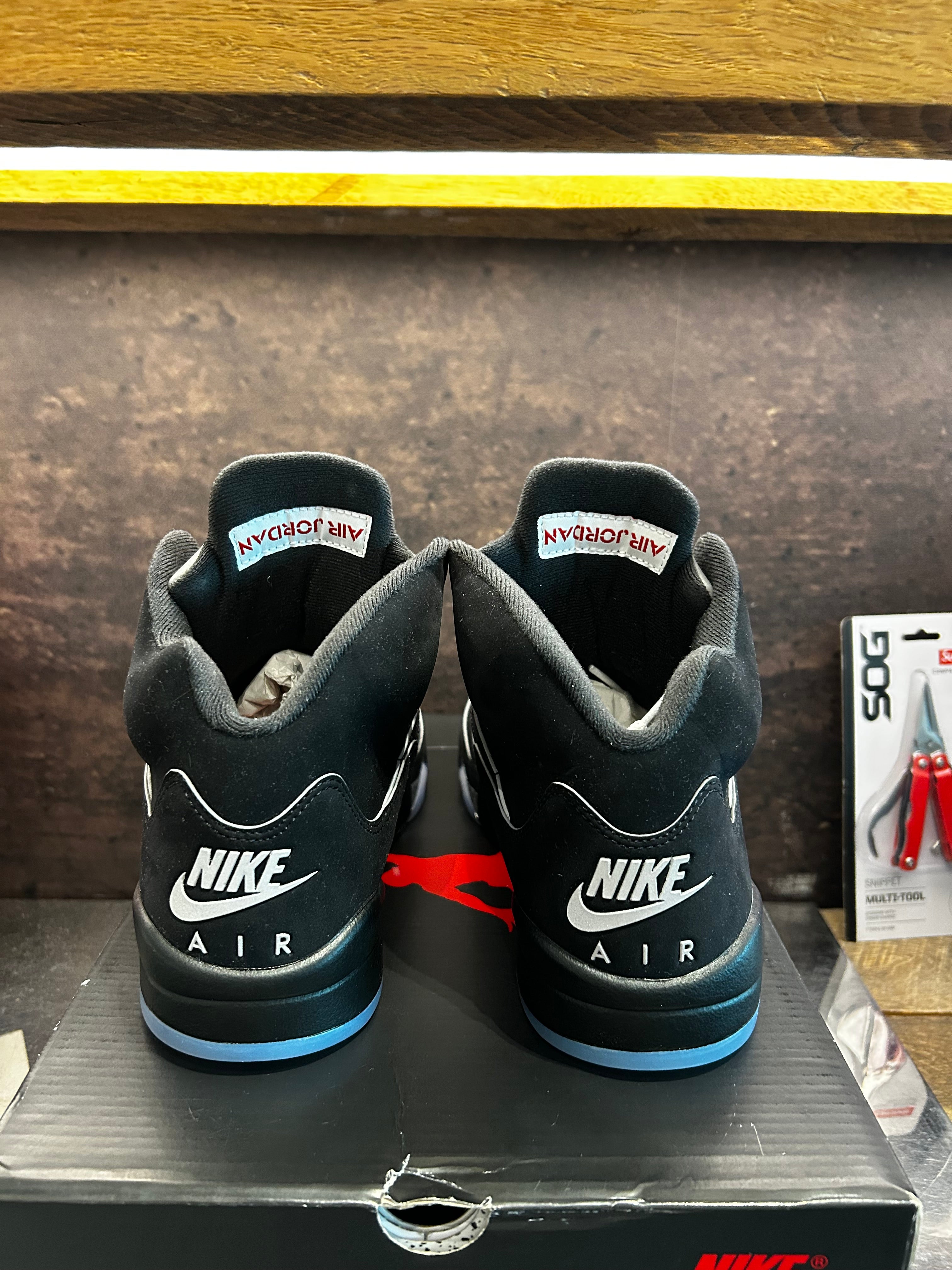 Jordan 5 Retro OG "Black Metallic Reimagined" Size 8.5 Worn 1x/ Pads