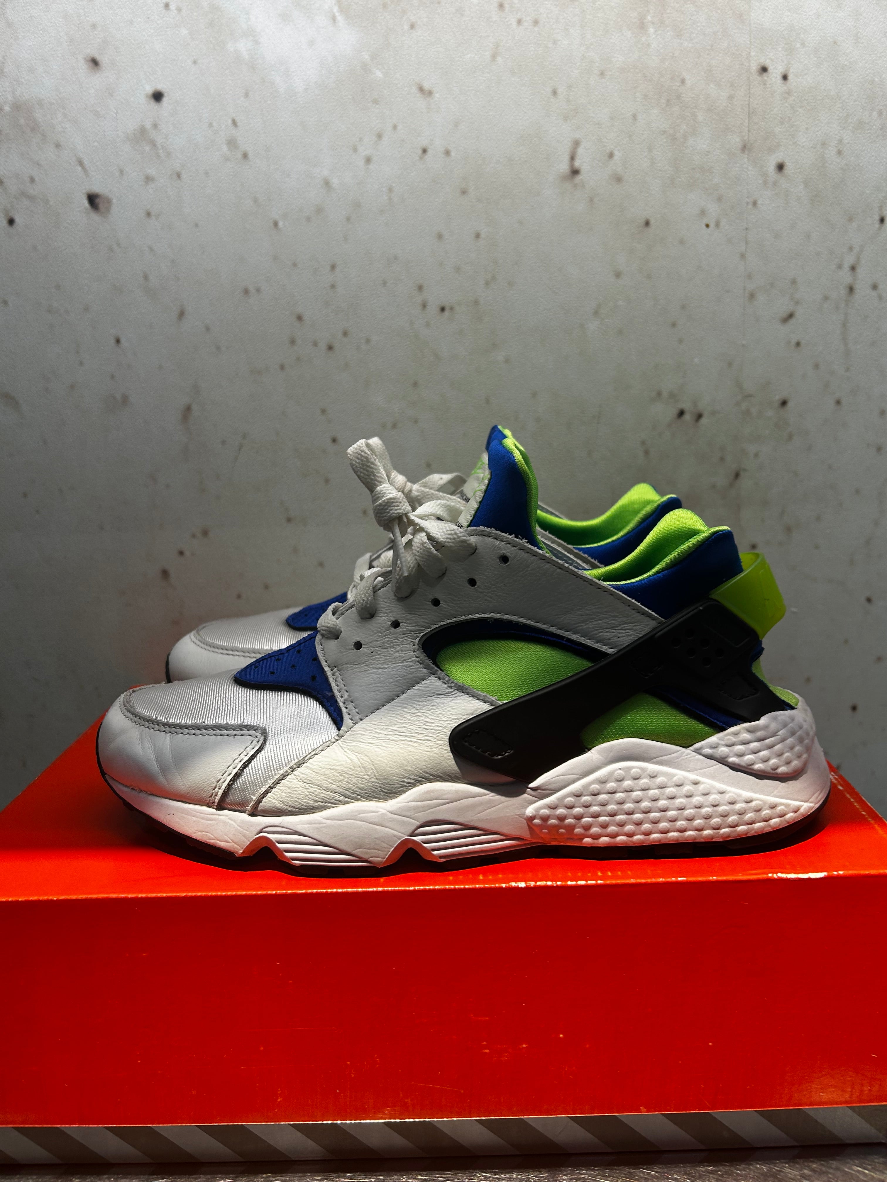 Nike Air Huarache "Scream Green" Size 10 Preowned