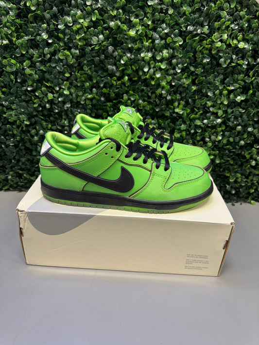 Nike Dunk Low SB Power Puff "Buttercup" Size 9.5 Preowned