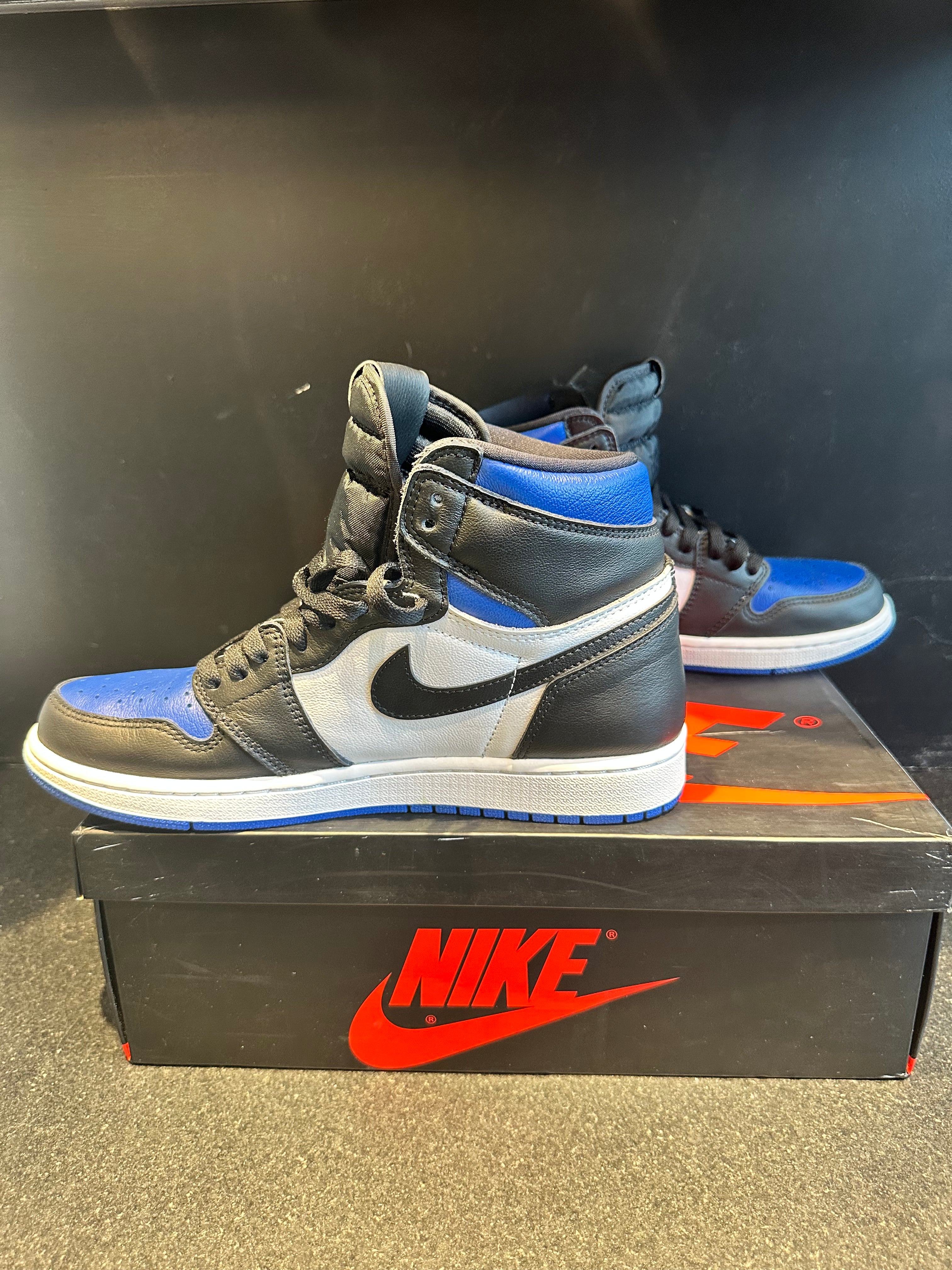 Air Jordan 1 "Royal Toe" Size 8.5 Pre Owned