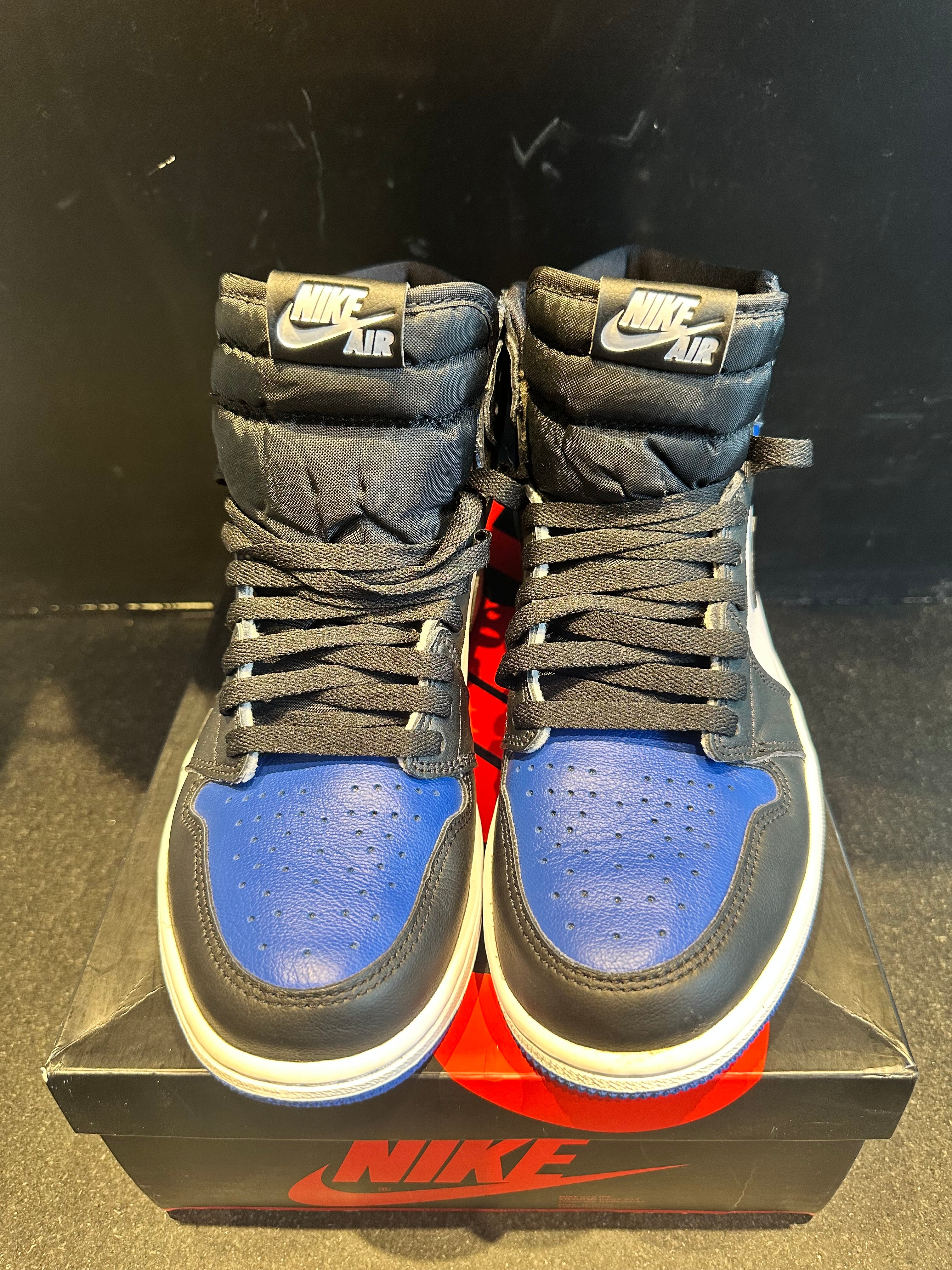 Air Jordan 1 "Royal Toe" Size 8.5 Pre Owned