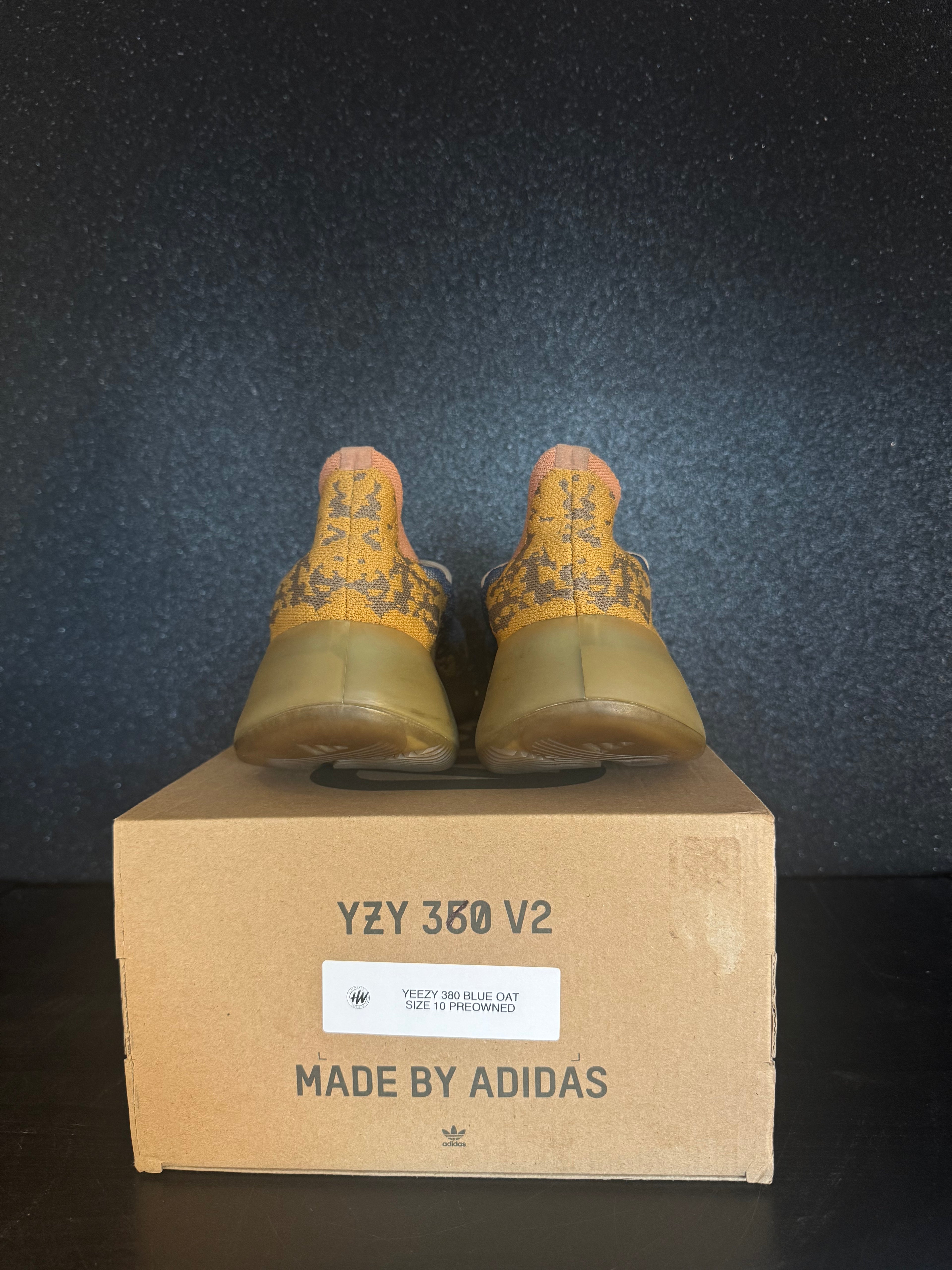Yeezy 380 'Blue Oat' Size 10 Preowned with box