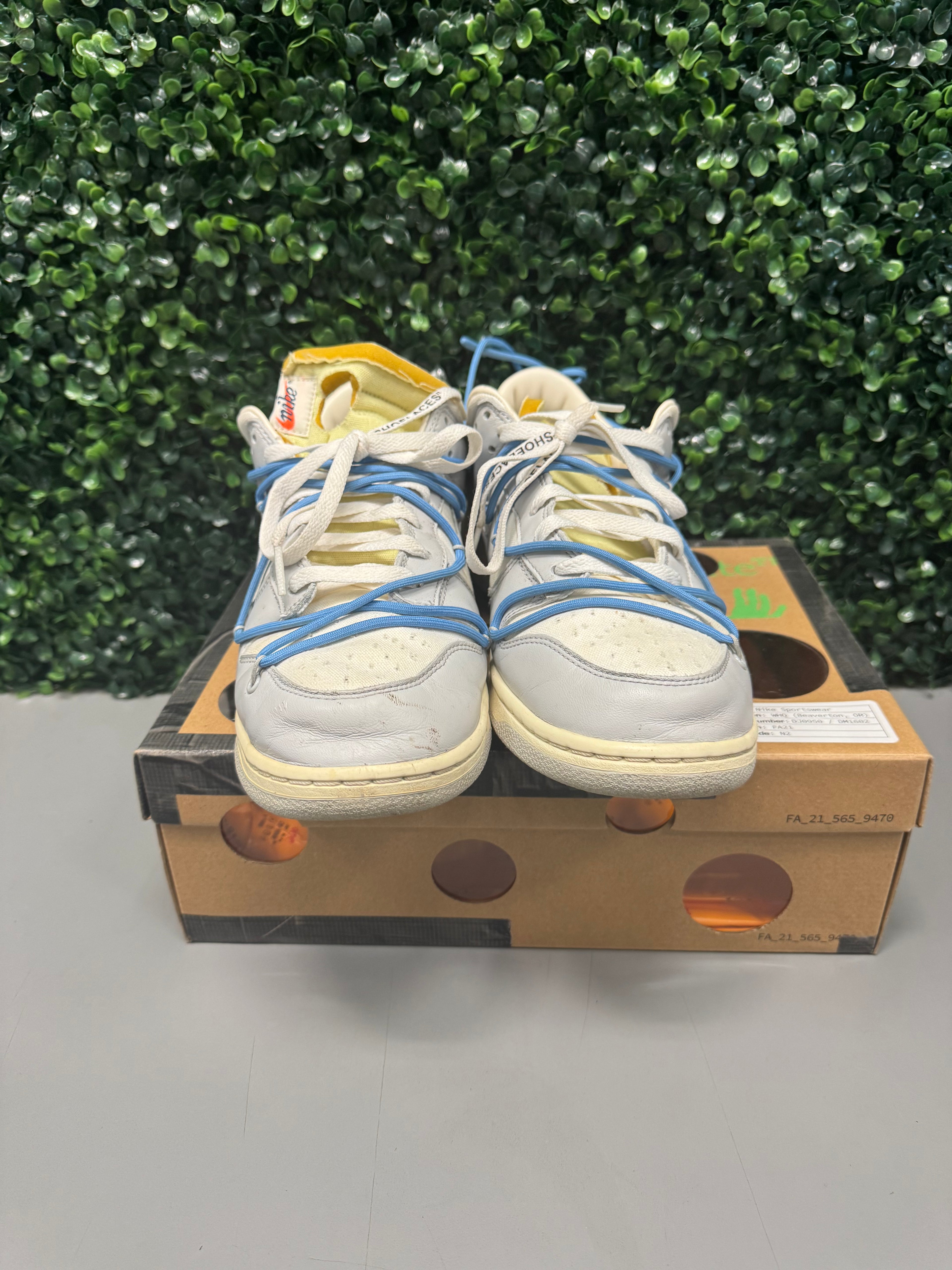 Nike Dunk Low "Off-White Lot 5" Size 12 Preowned