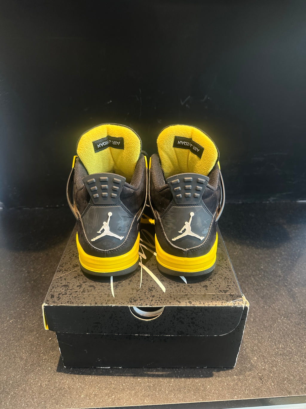 Jordan 4 Retro "Yellow Thunder" size 9 preowned