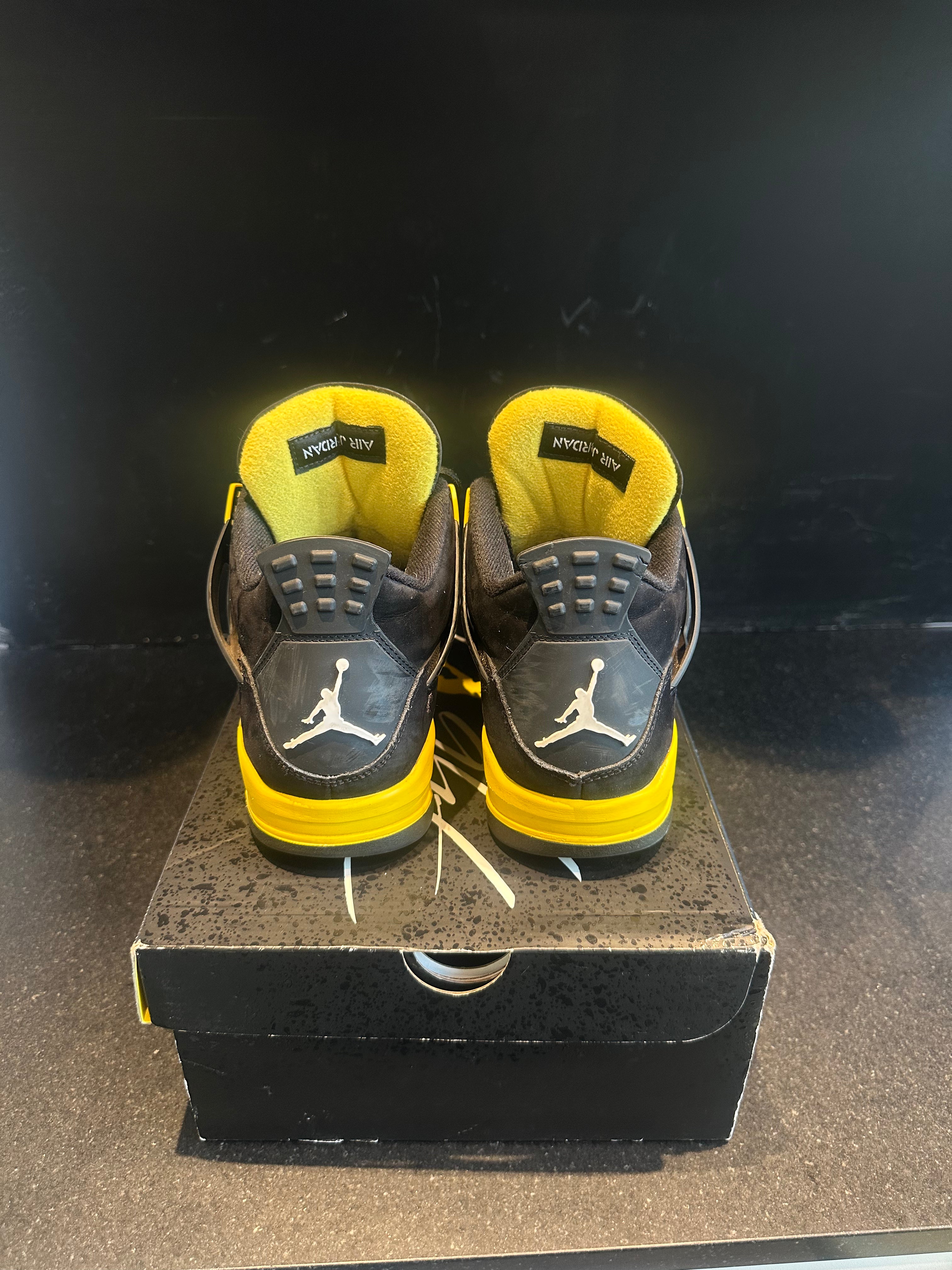 Jordan 4 Retro "Yellow Thunder" size 9 preowned