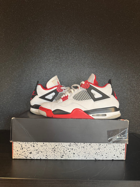 Jordan 4 'Fire Red 2020' Size 11.5 Preowned with box