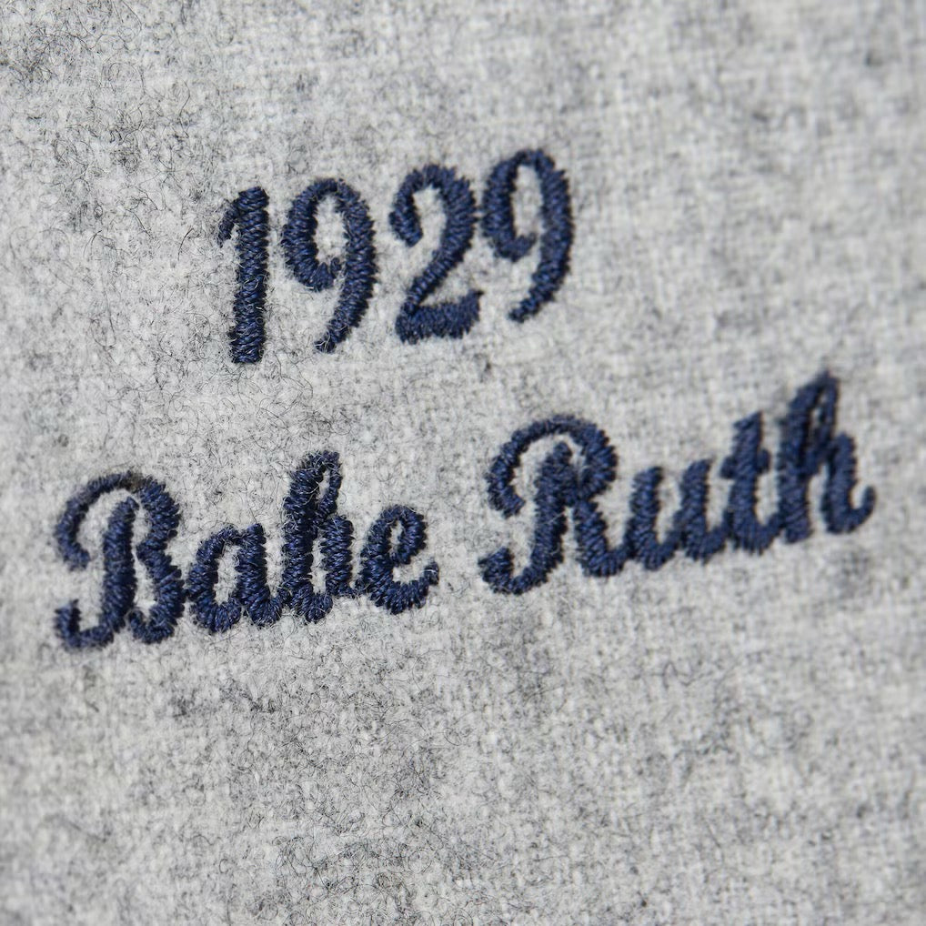 MITCHELL AND NESS Babe Ruth New York Yankees 1929 Gray Authentic Jersey