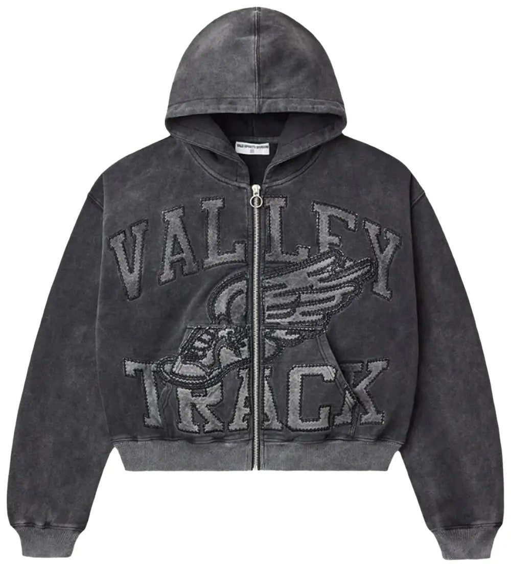 Vale Forever Cat Zip Up Hoodie 'Black'