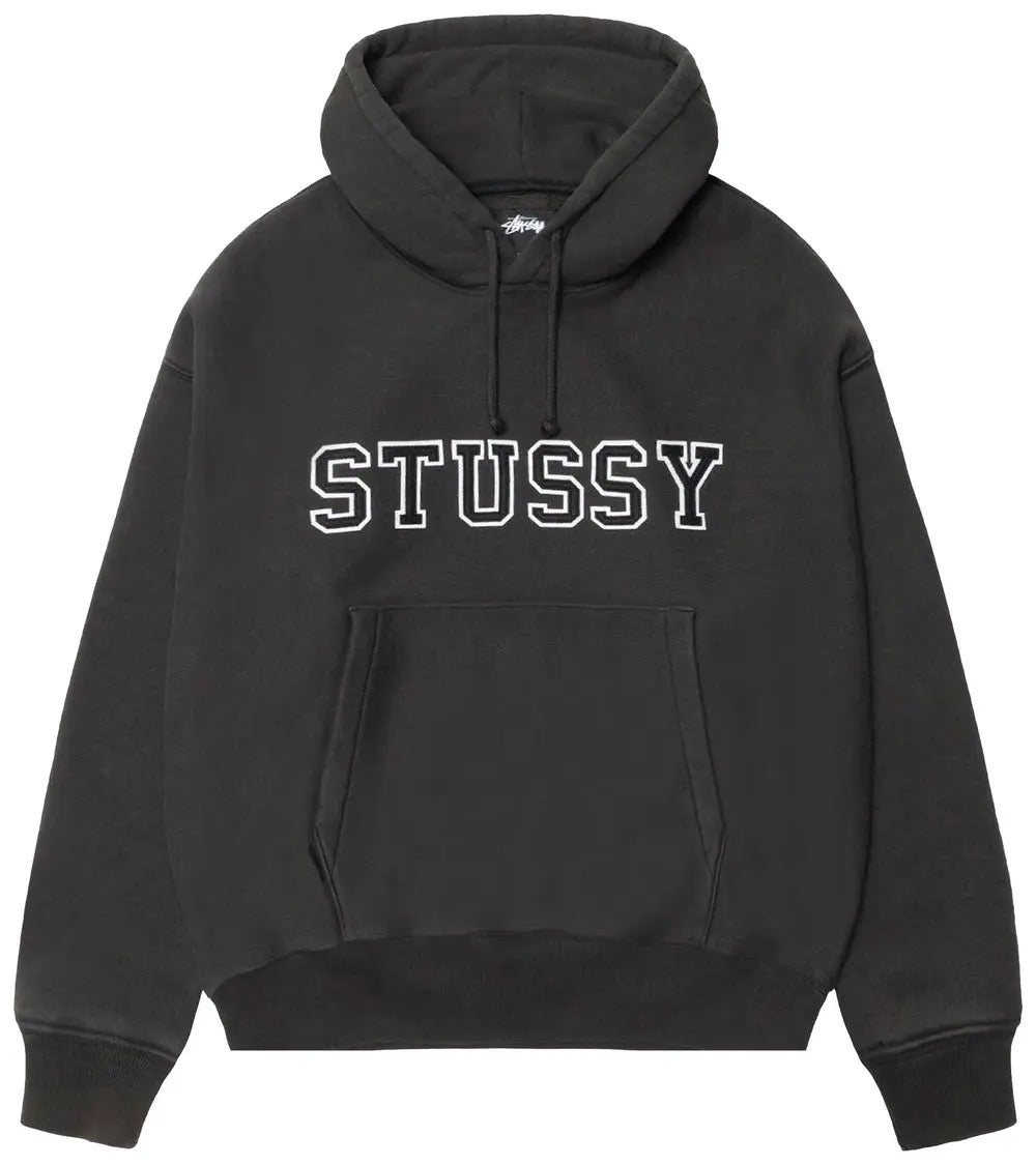 Stussy Applique Hoodie 'Black'