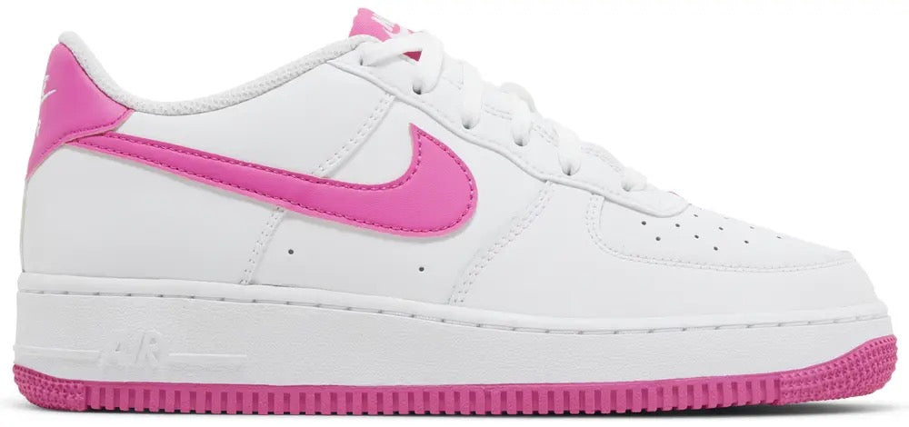 Nike Air Force 1 GS 'White Laser Fuchsia'