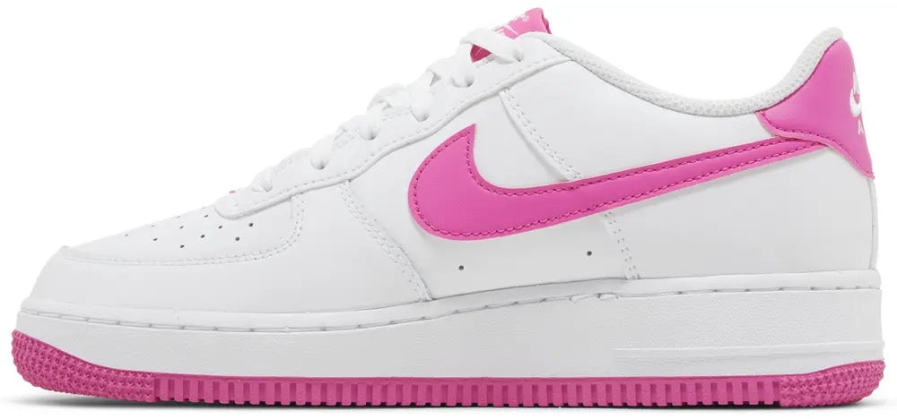 Nike Air Force 1 GS 'White Laser Fuchsia'