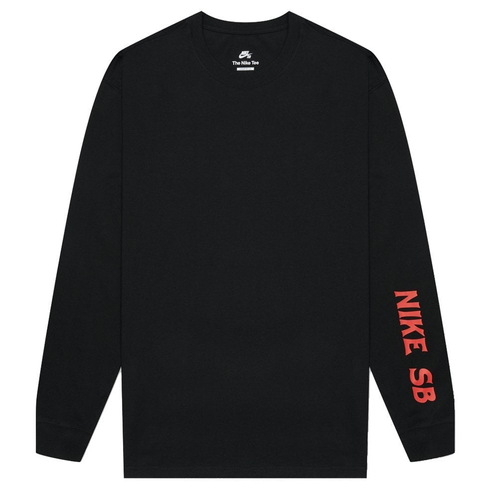 Nike SB Snaked Black Long Sleeve T-Shirt