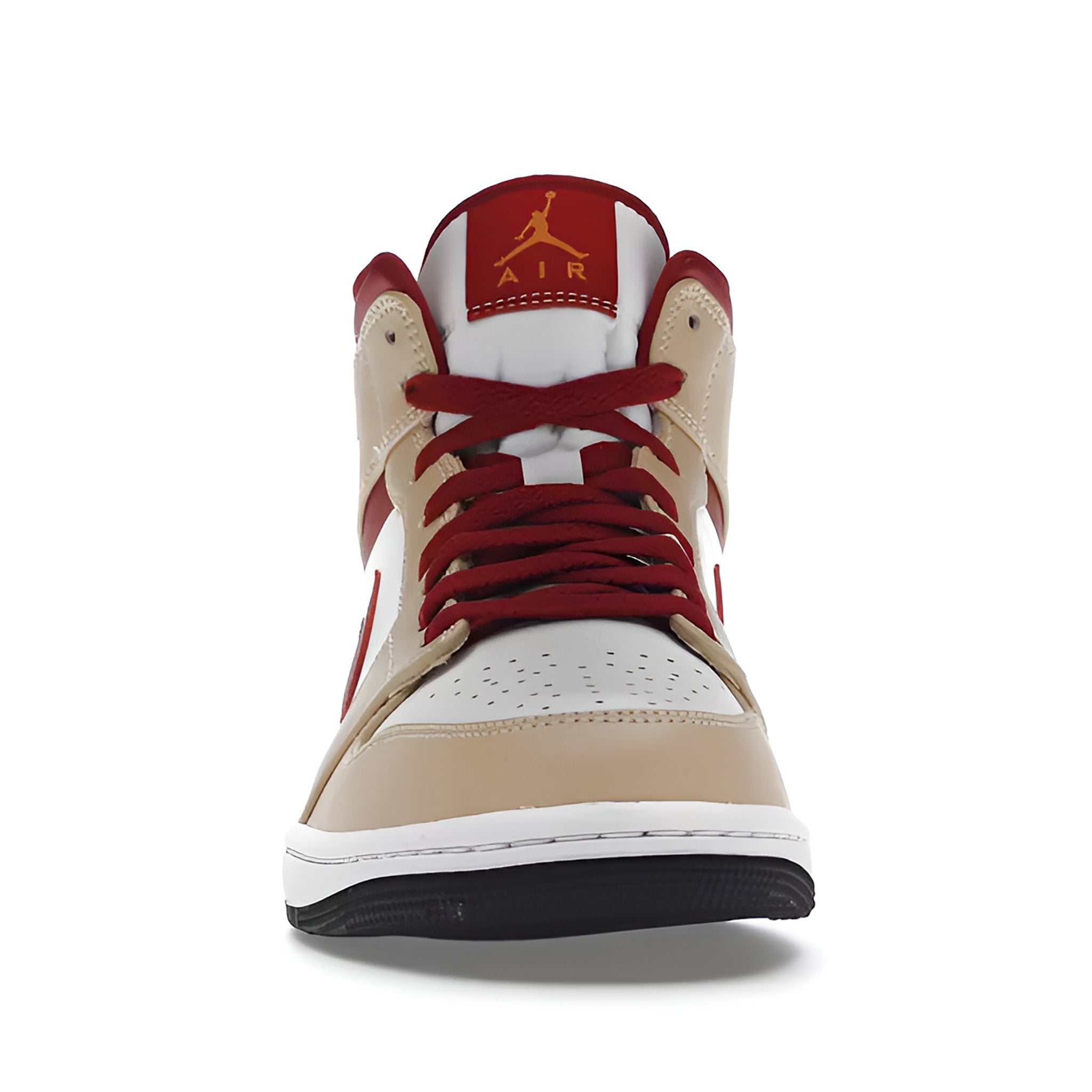 Jordan 1 Mid "Light Curry Cardinal" (GS)