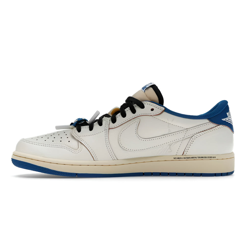 Jordan 1 Retro Low OG SP Fragment x Travis Scott Sail Military Blue