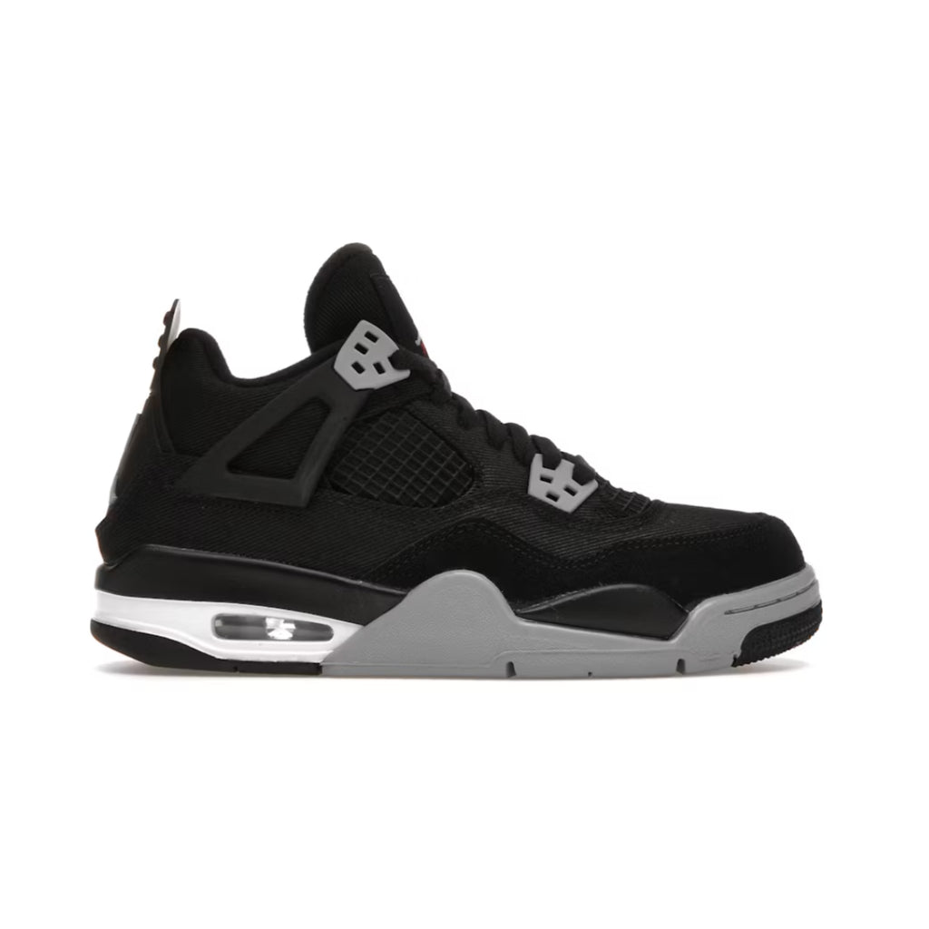 Jordan 4 Retro "Black Canvas" GS