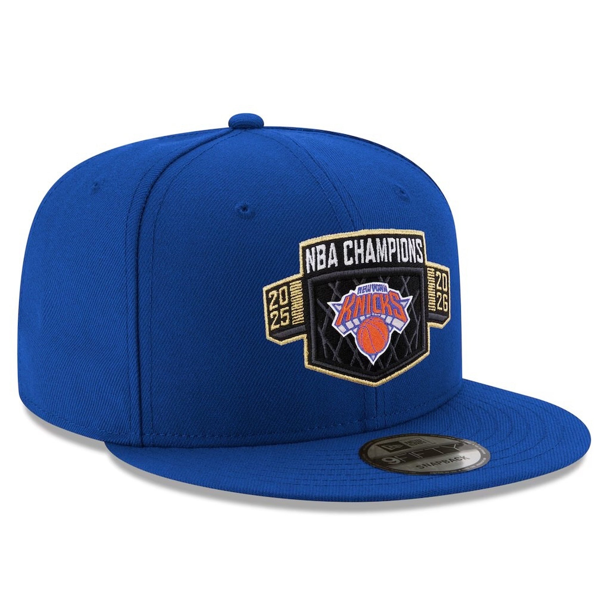 New York Knicks New Era 2026 NBA Finals Champions 9FIFTY Snapback Hat Blue