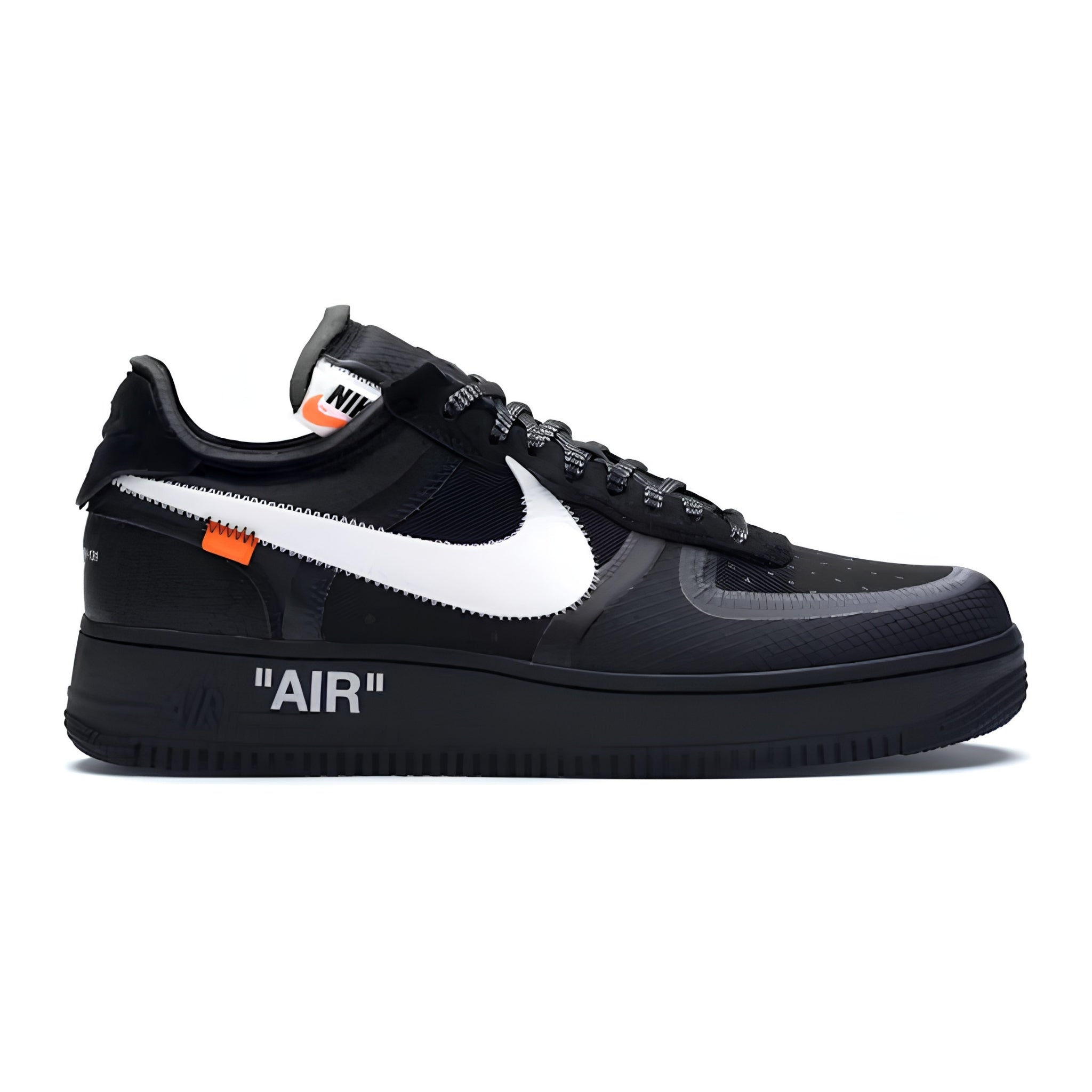 Off White x Nike Air Force 1 "Black" Preowned Size 10.5 OG All