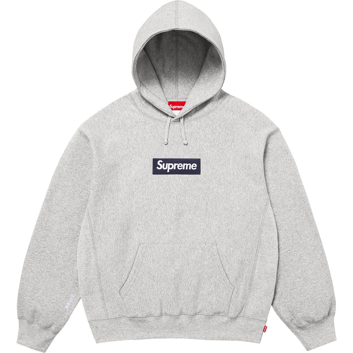 Supreme Box Logo Hooded Sweatshirt "Heather Grey" (FW25)