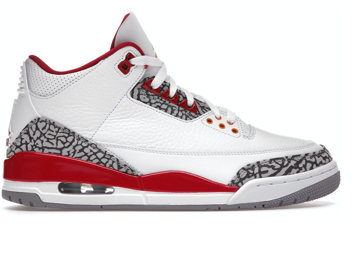 Jordan 3 "Cardinal Red"