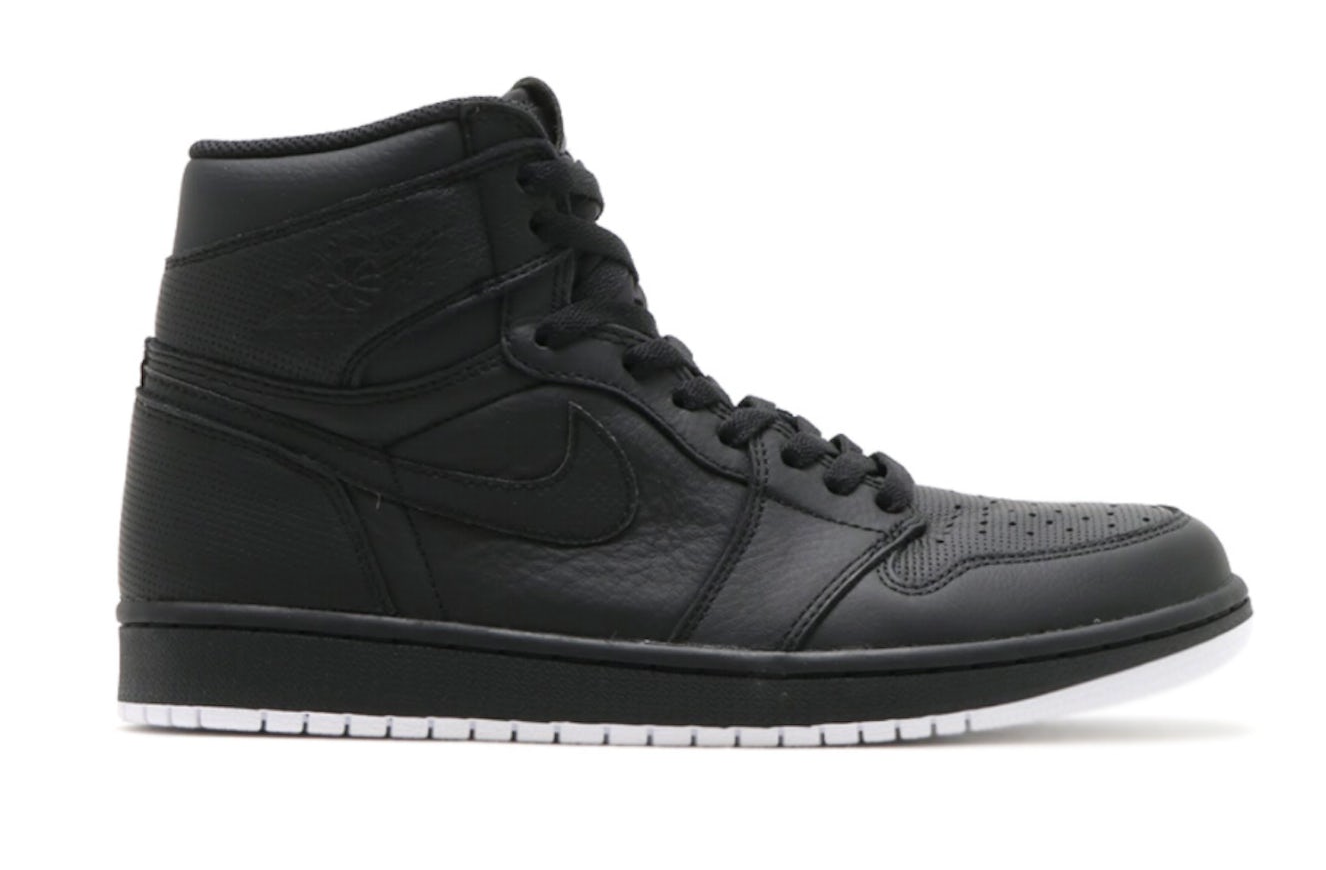 Jordan 1 High "Black Perforated"