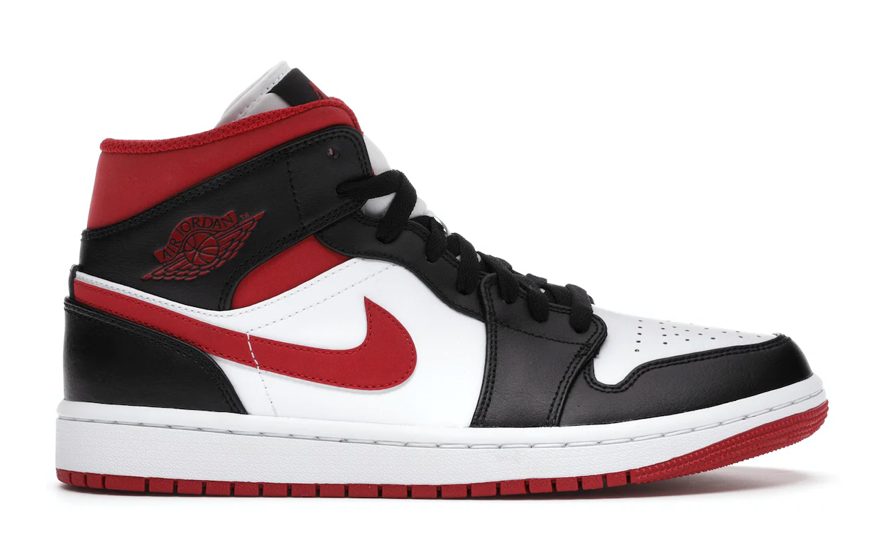 Jordan 1 Mid "Gym Red Black White"