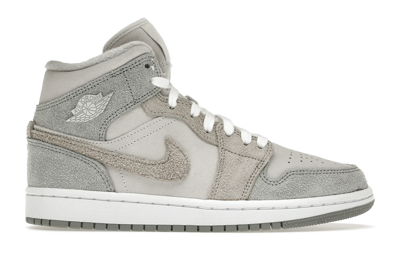 Jordan 1 Mid "Coconut Particle Grey" Women's