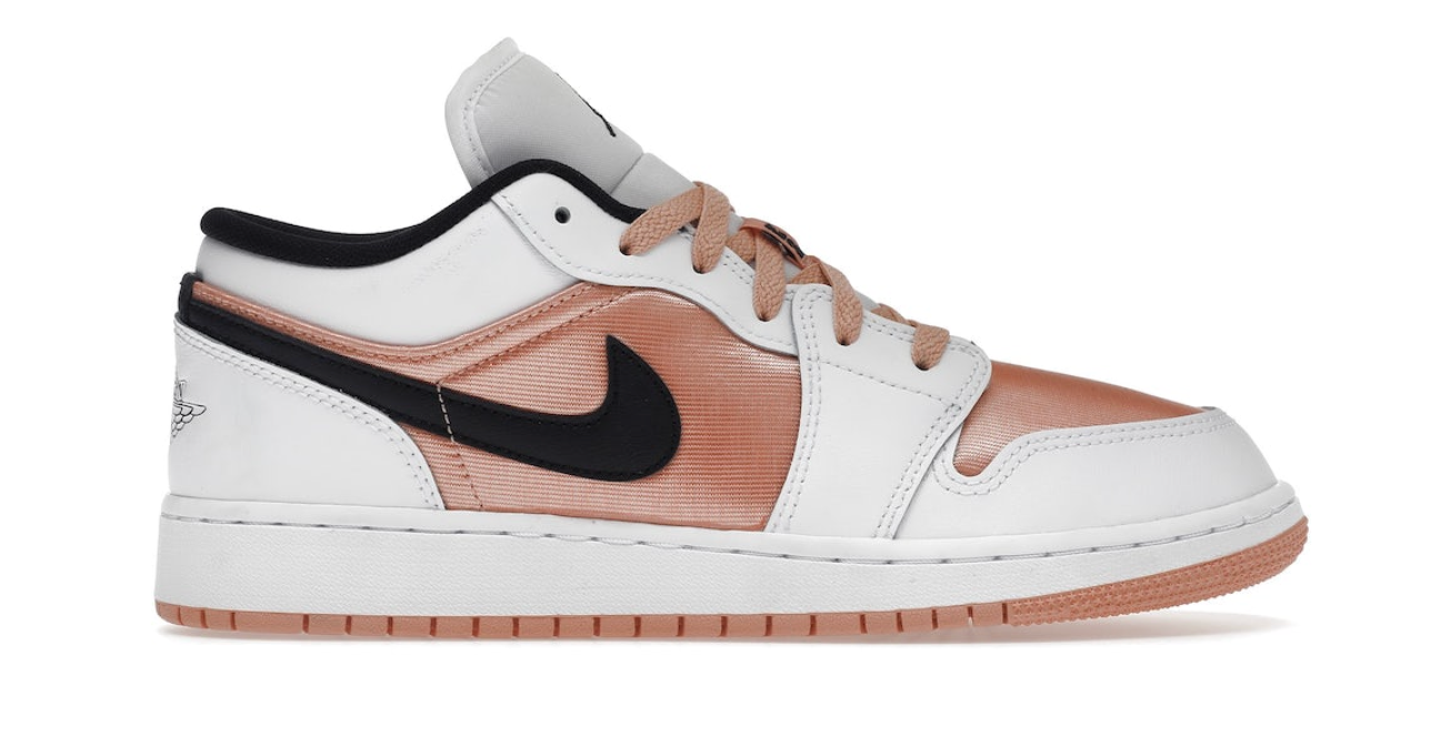 Jordan 1 Low "White Light Madder Root" GS